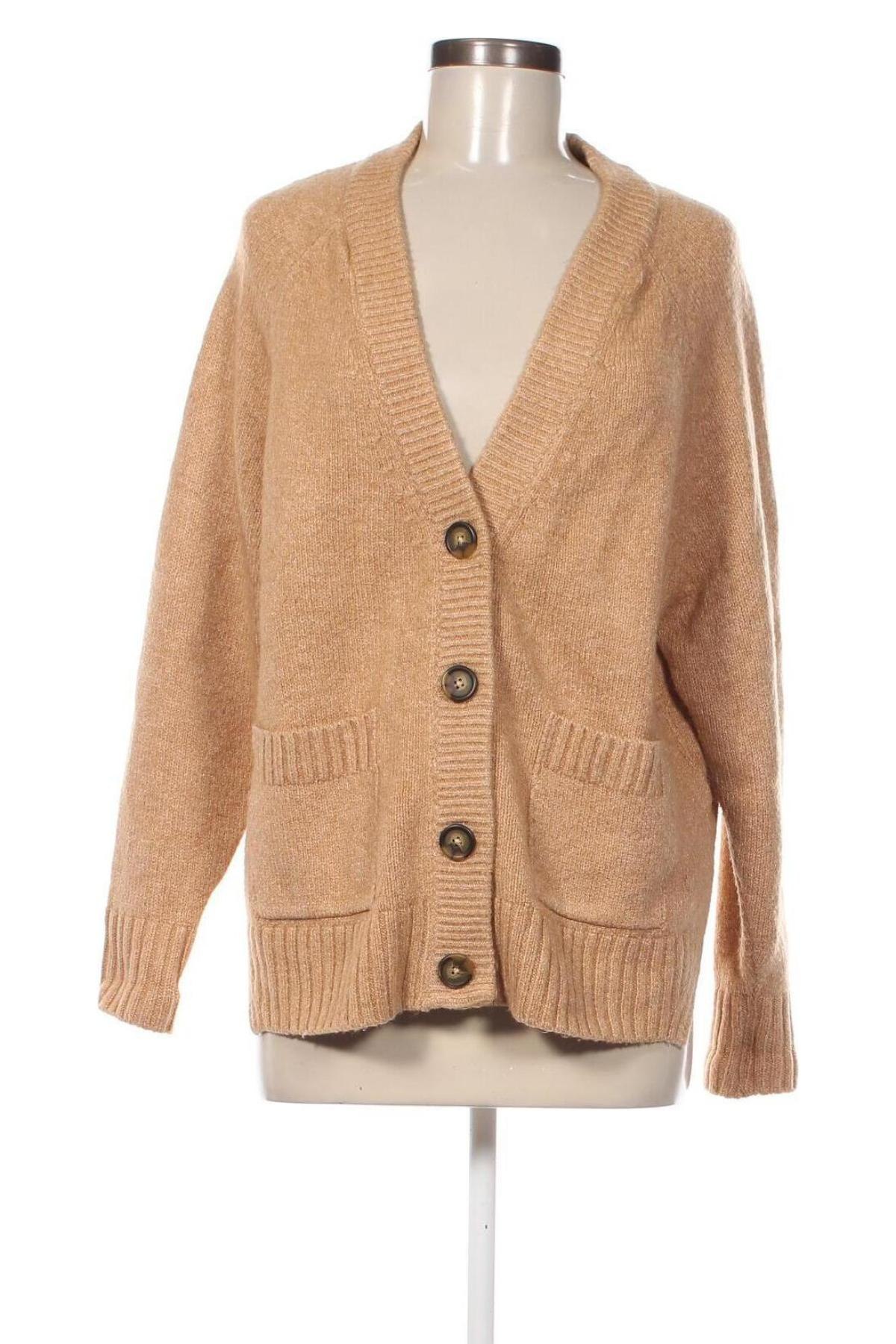 Cardigan de damă Pull&Bear, Mărime XS, Culoare Bej, Preț 51,99 Lei