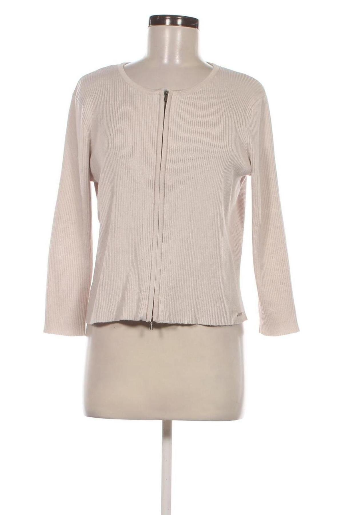 Damen Strickjacke Tahari, Größe L, Farbe Beige, Preis 22,49 €