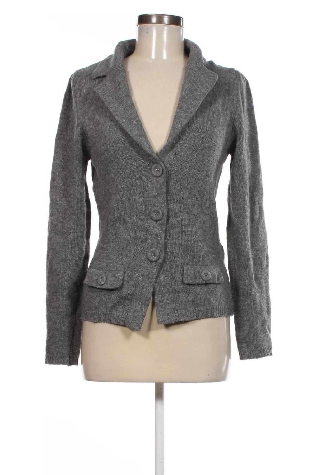 Damen Strickjacke United Colors Of Benetton, Größe M, Farbe Grau, Preis € 28,99