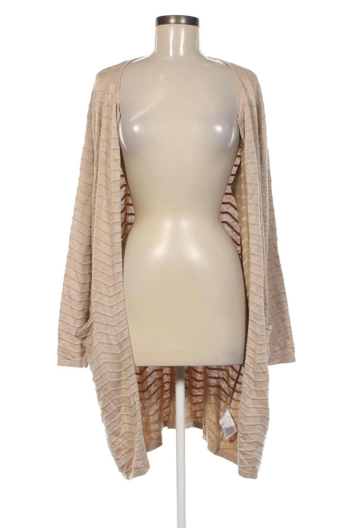 Damen Strickjacke Zizzi, Größe S, Farbe Beige, Preis € 33,99