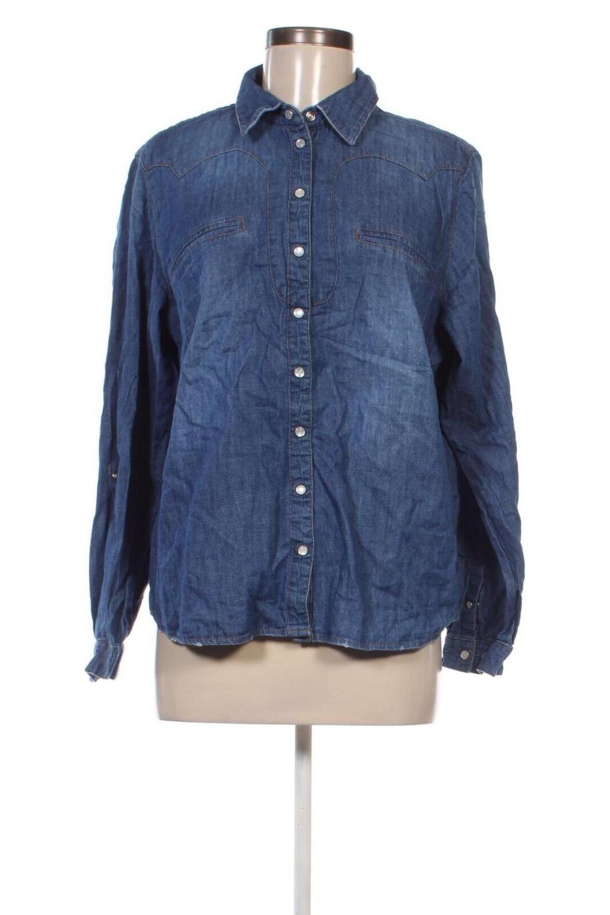 Damenbluse John Baner, Größe M, Farbe Blau, Preis € 17,99