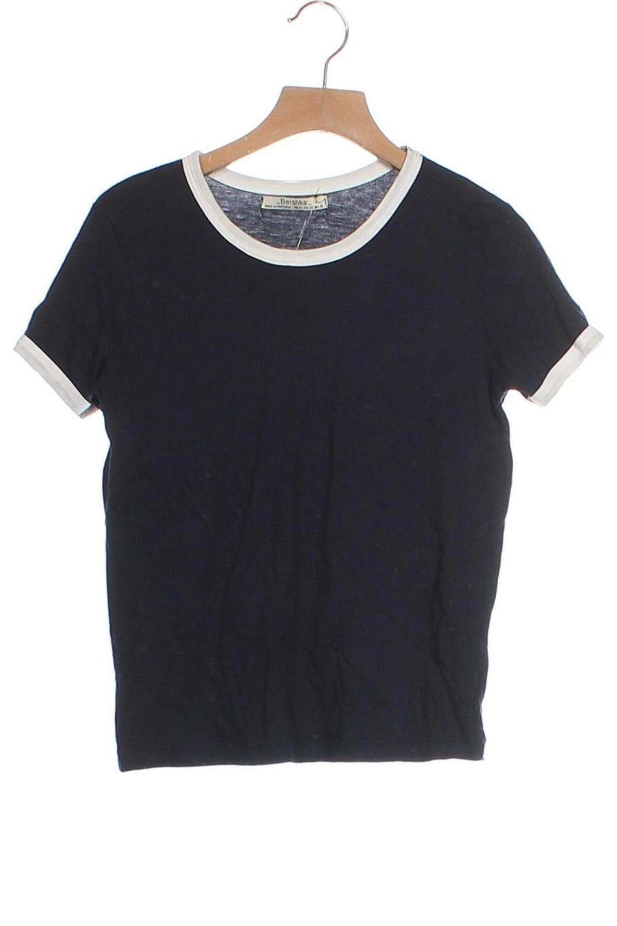 Damen T-Shirt Bershka, Größe XS, Farbe Blau, Preis € 11,99