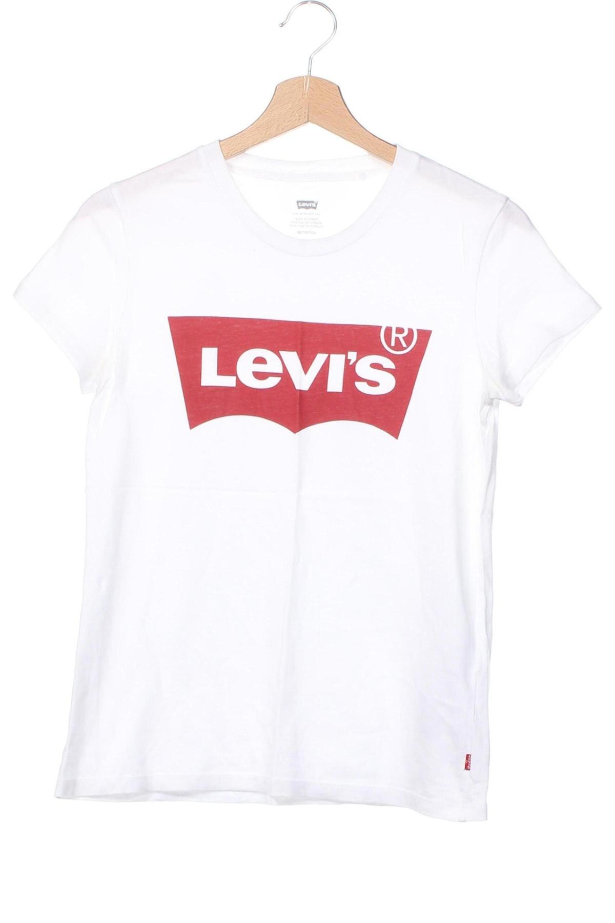 Γυναικείο t-shirt Levi's, Μέγεθος XS, Χρώμα Λευκό, Τιμή 13,81 €