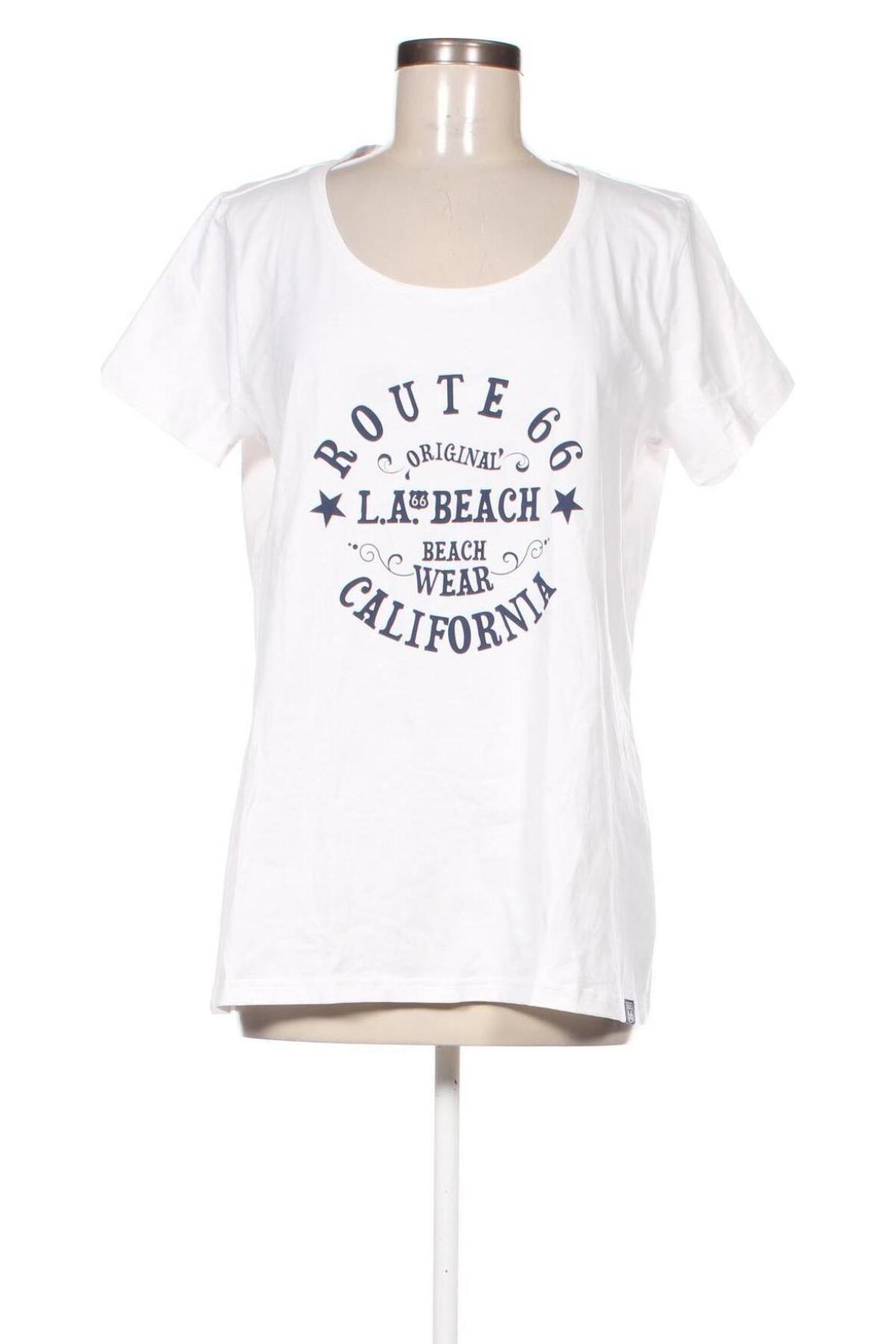 Damen T-Shirt Route 66, Größe XL, Farbe Weiß, Preis € 9,00