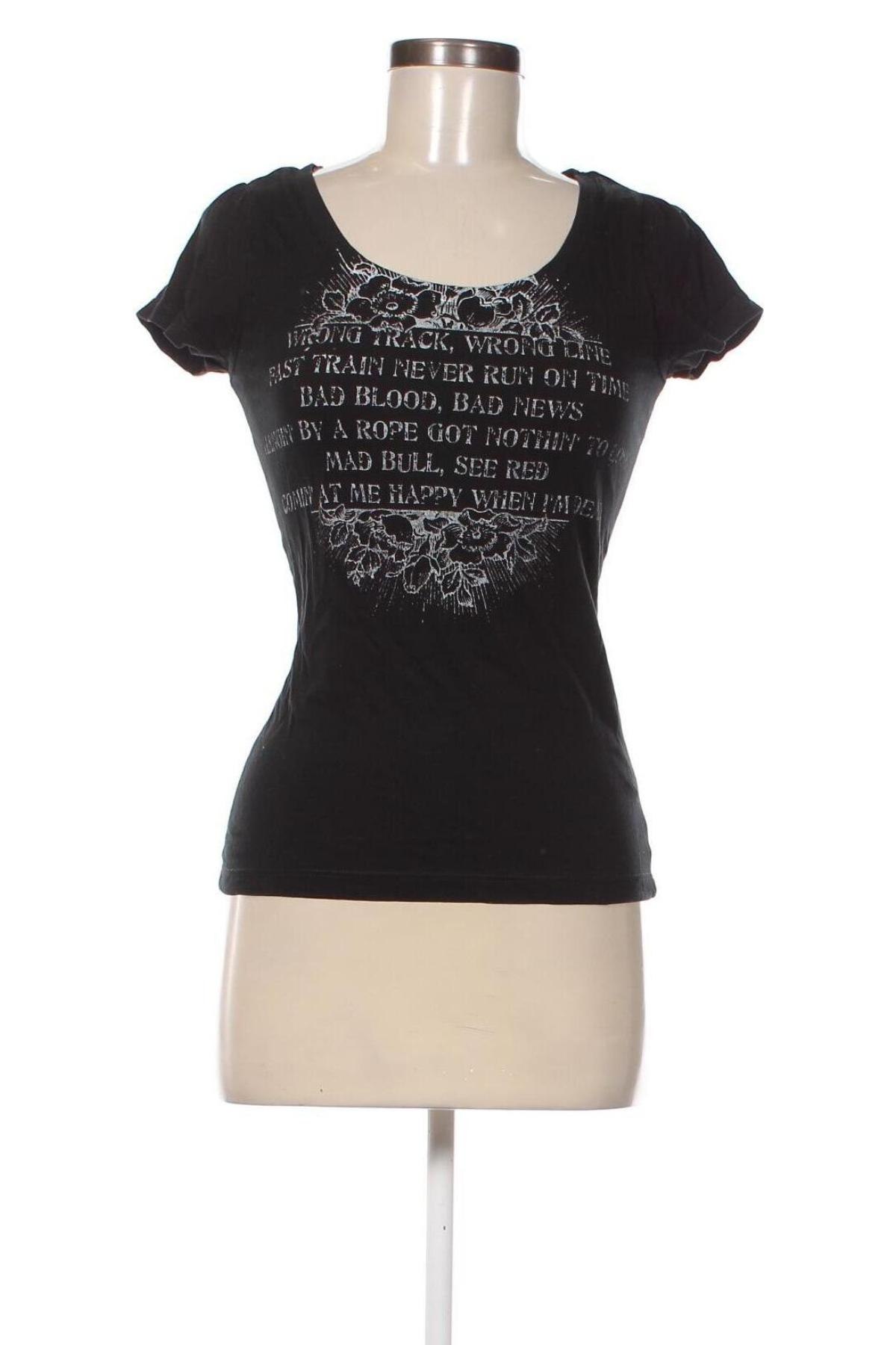 Damen T-Shirt Vero Moda, Größe S, Farbe Schwarz, Preis € 9,99