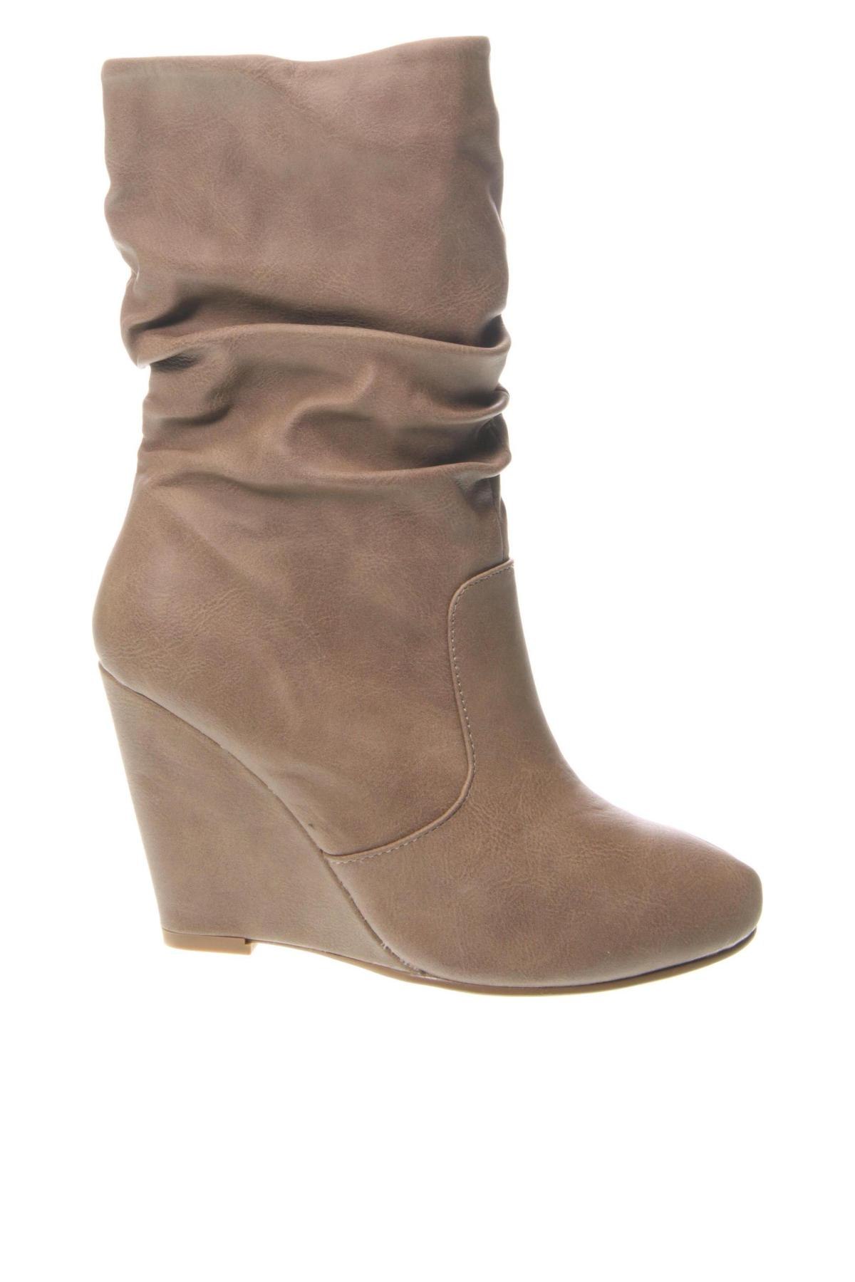 Damen Stiefeletten, Größe 37, Farbe Beige, Preis 16,49 €