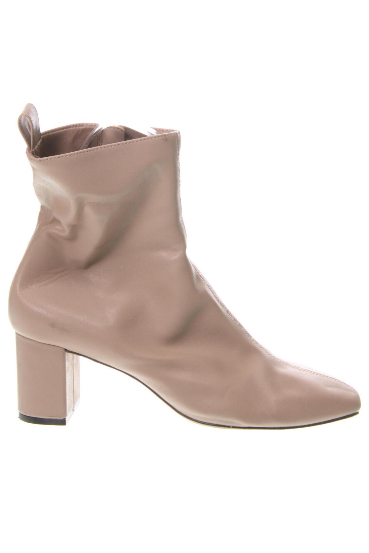 Botine de damă H&M, Mărime 40, Culoare Bej, Preț 157,99 Lei