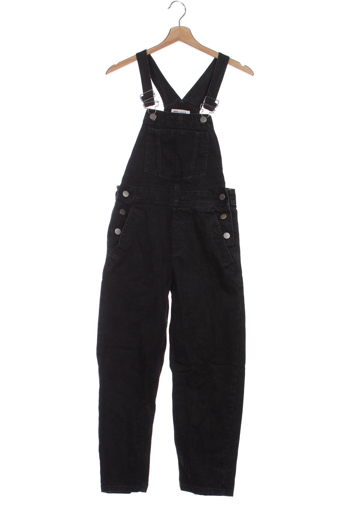 Langer Damen-Overall ASOS, Größe XS, Farbe Schwarz, Preis 21,99 €