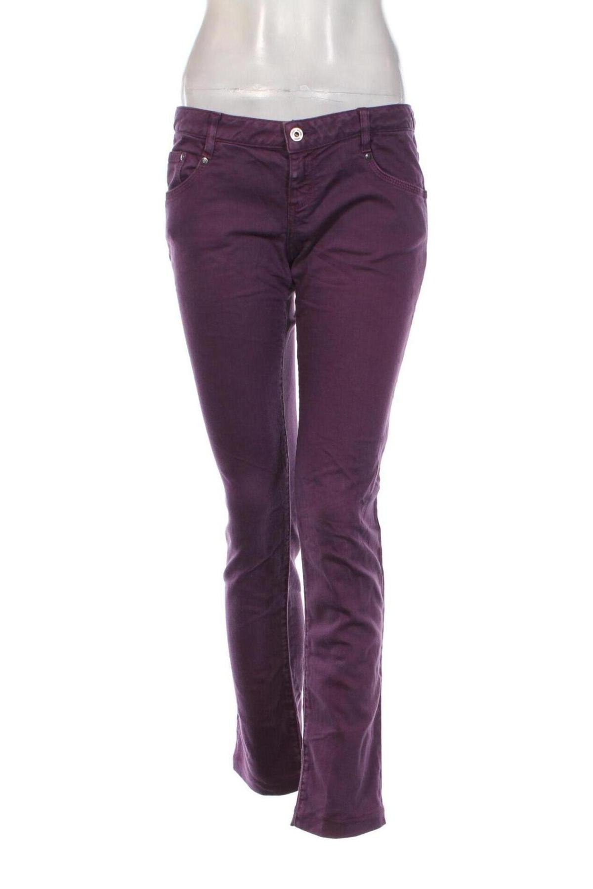 Damskie jeansy Calvin Klein Jeans, Rozmiar L, Kolor Fioletowy, Cena 217,99 zł