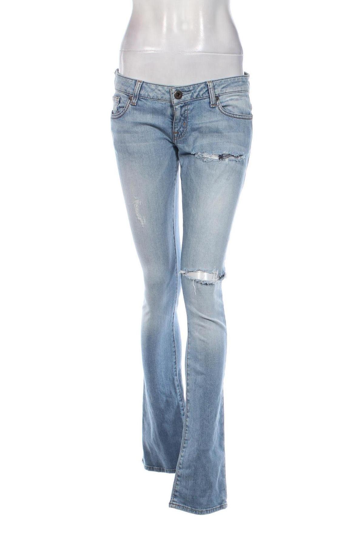 Damskie jeansy Guess, Rozmiar L, Kolor Niebieski, Cena 227,99 zł