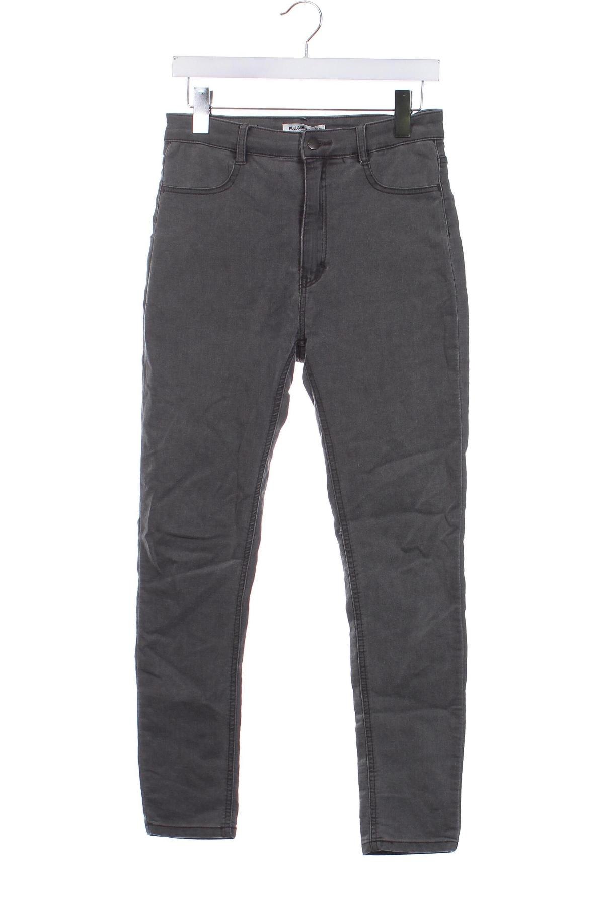 Damskie jeansy Pull&Bear, Rozmiar S, Kolor Szary, Cena 41,99 zł