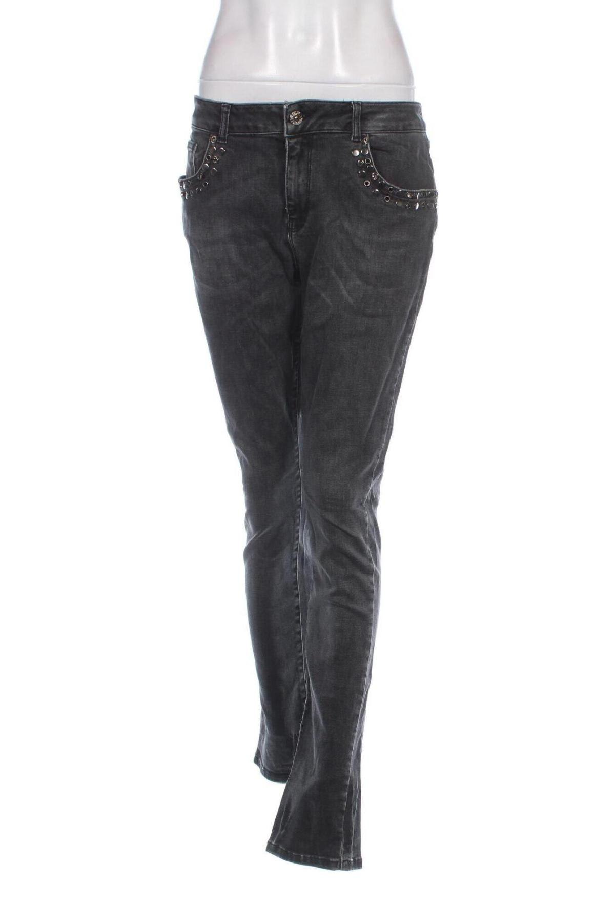 Damen Jeans Rocco Barocco, Größe M, Farbe Grau, Preis € 14,99