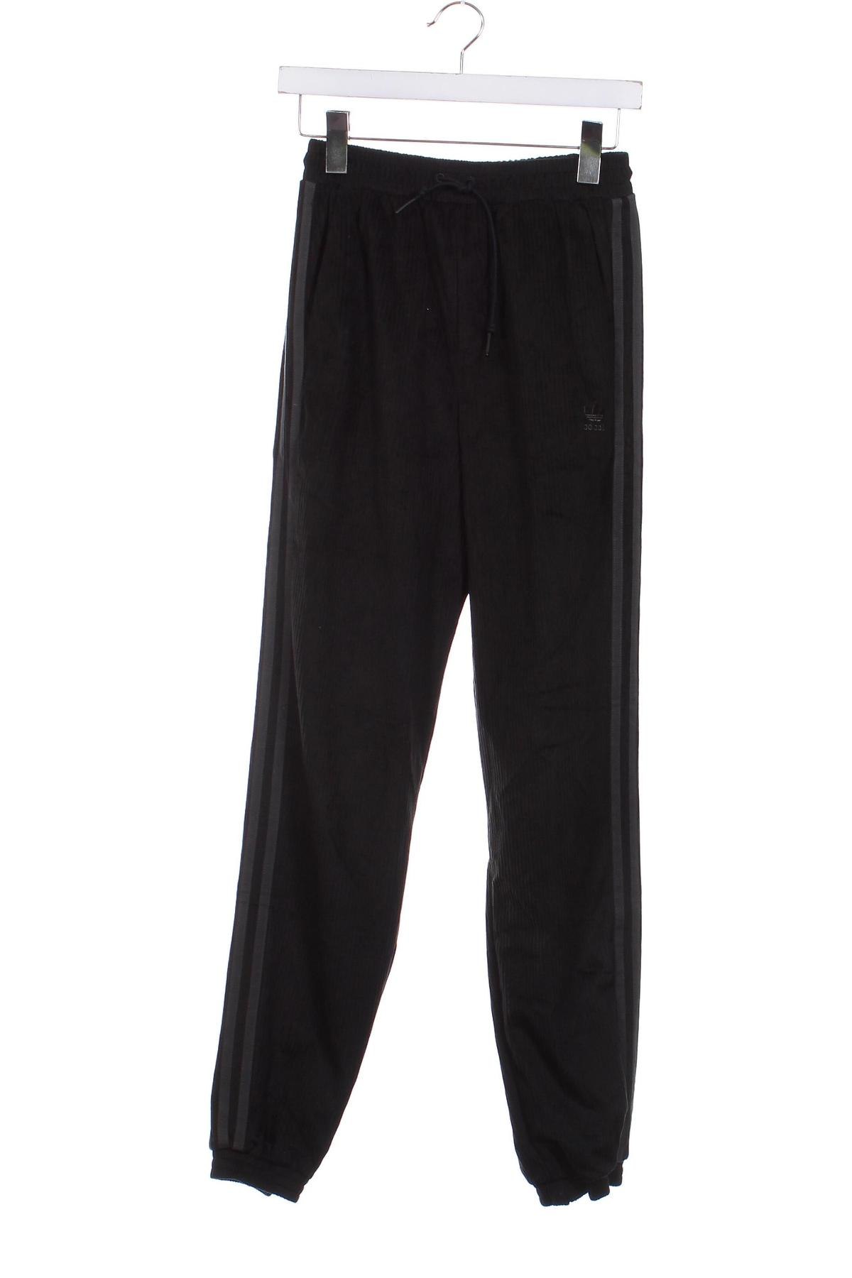 Pantaloni de velvet de femei Adidas, Mărime XS, Culoare Negru, Preț 112,99 Lei