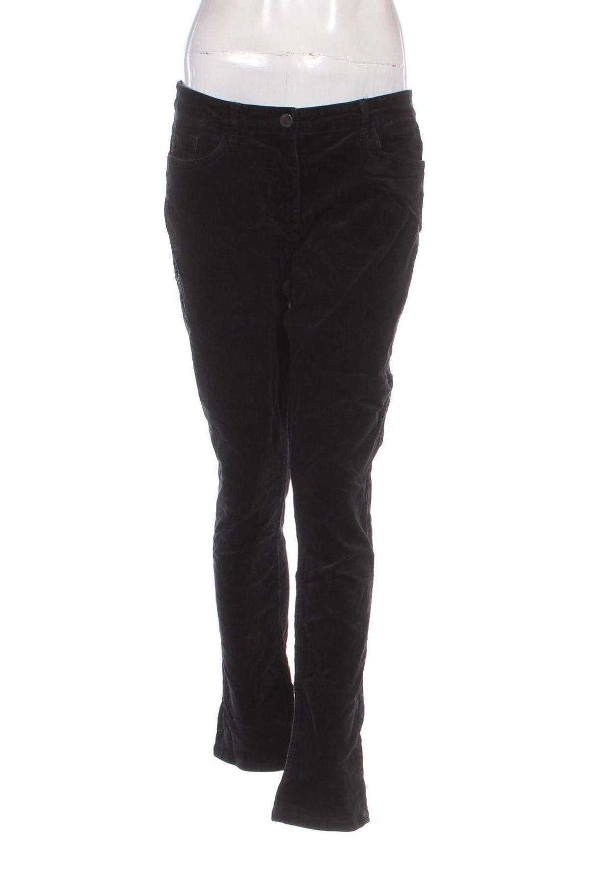 Pantaloni de velvet de femei Canda, Mărime M, Culoare Negru, Preț 48,99 Lei