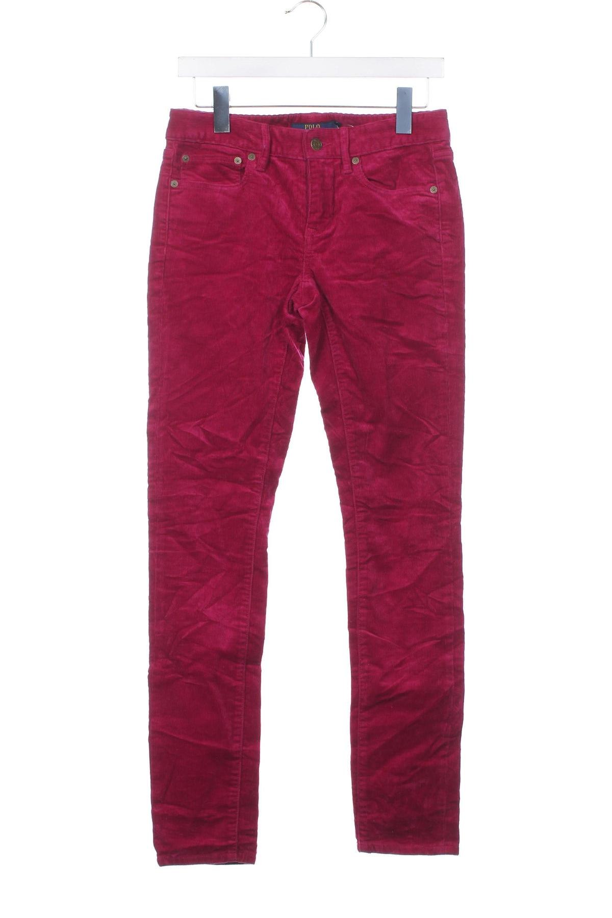 Pantaloni de velvet de femei Ralph Lauren, Mărime M, Culoare Mov, Preț 315,99 Lei