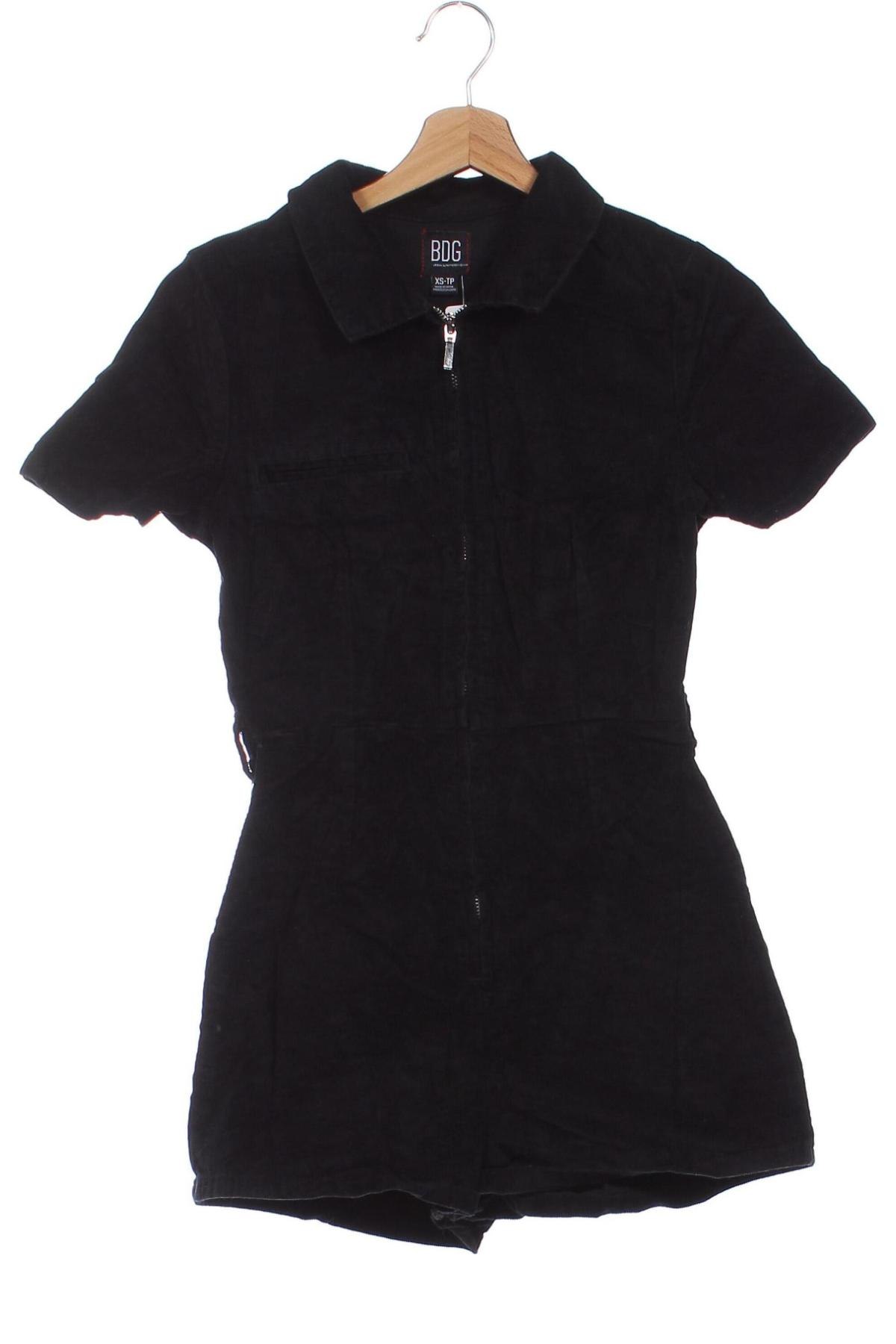 Women's short jumpsuit BDG, Mărime XS, Culoare Negru, Preț 88,99 Lei