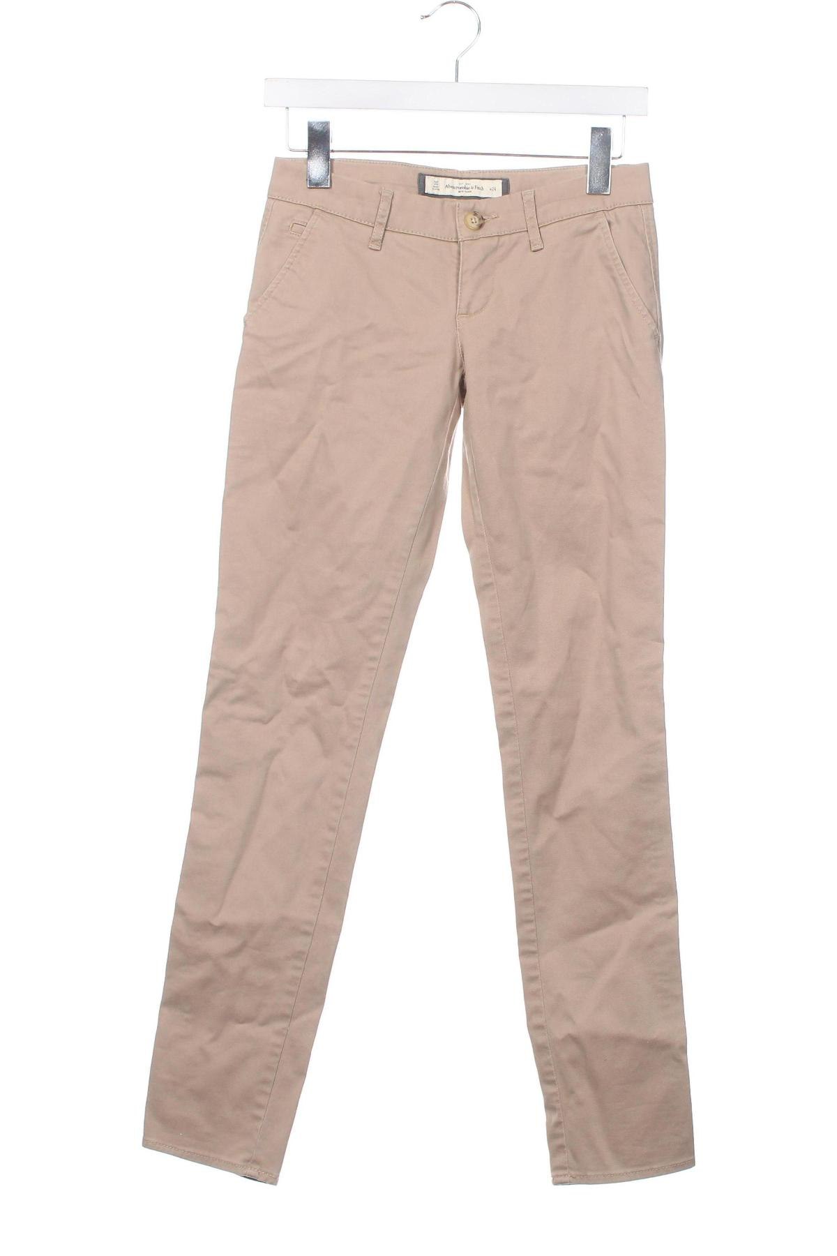 Damenhose Abercrombie & Fitch, Größe XXS, Farbe Beige, Preis 14,99 €