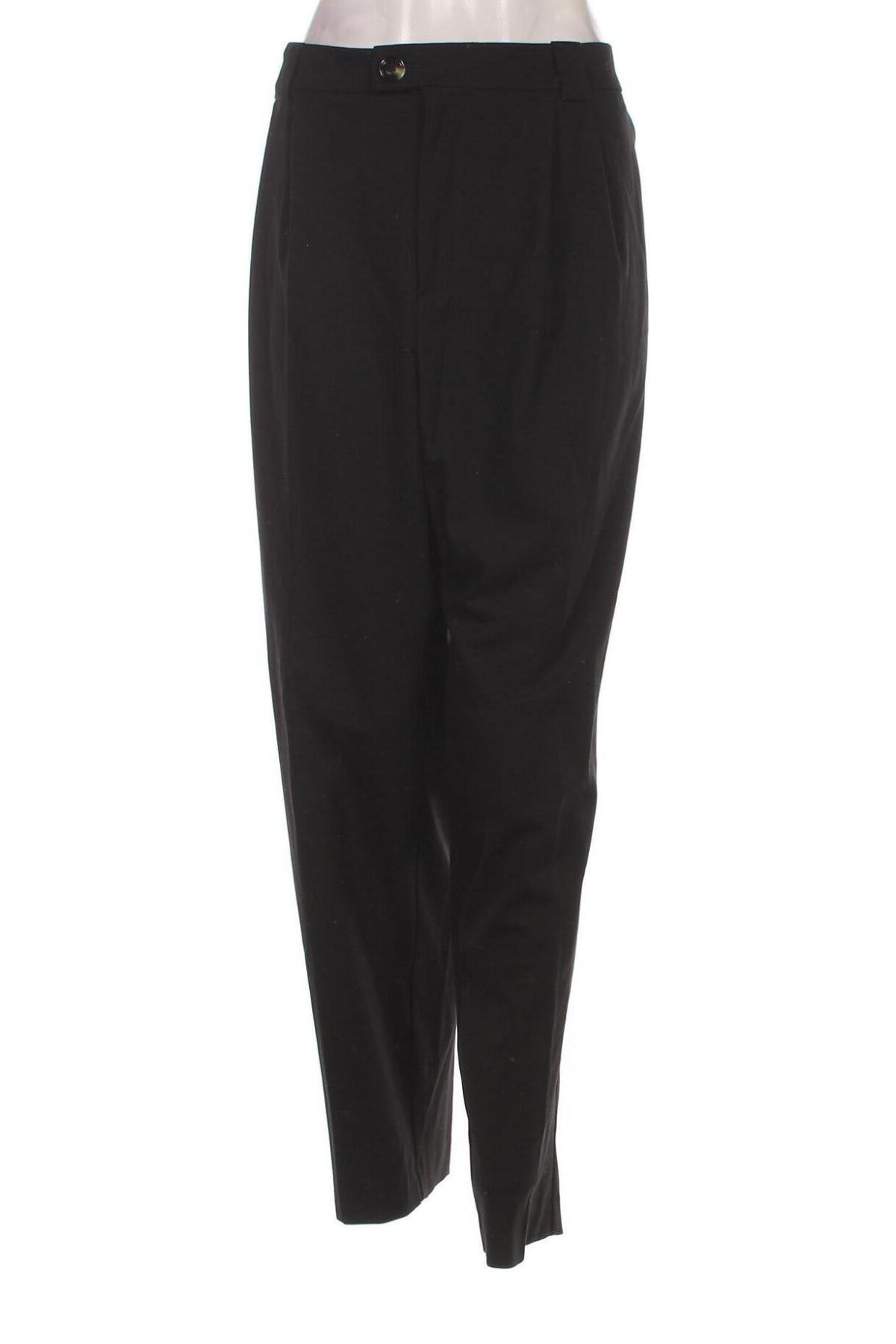 Pantaloni de femei Mango, Mărime XXL, Culoare Negru, Preț 129,99 Lei