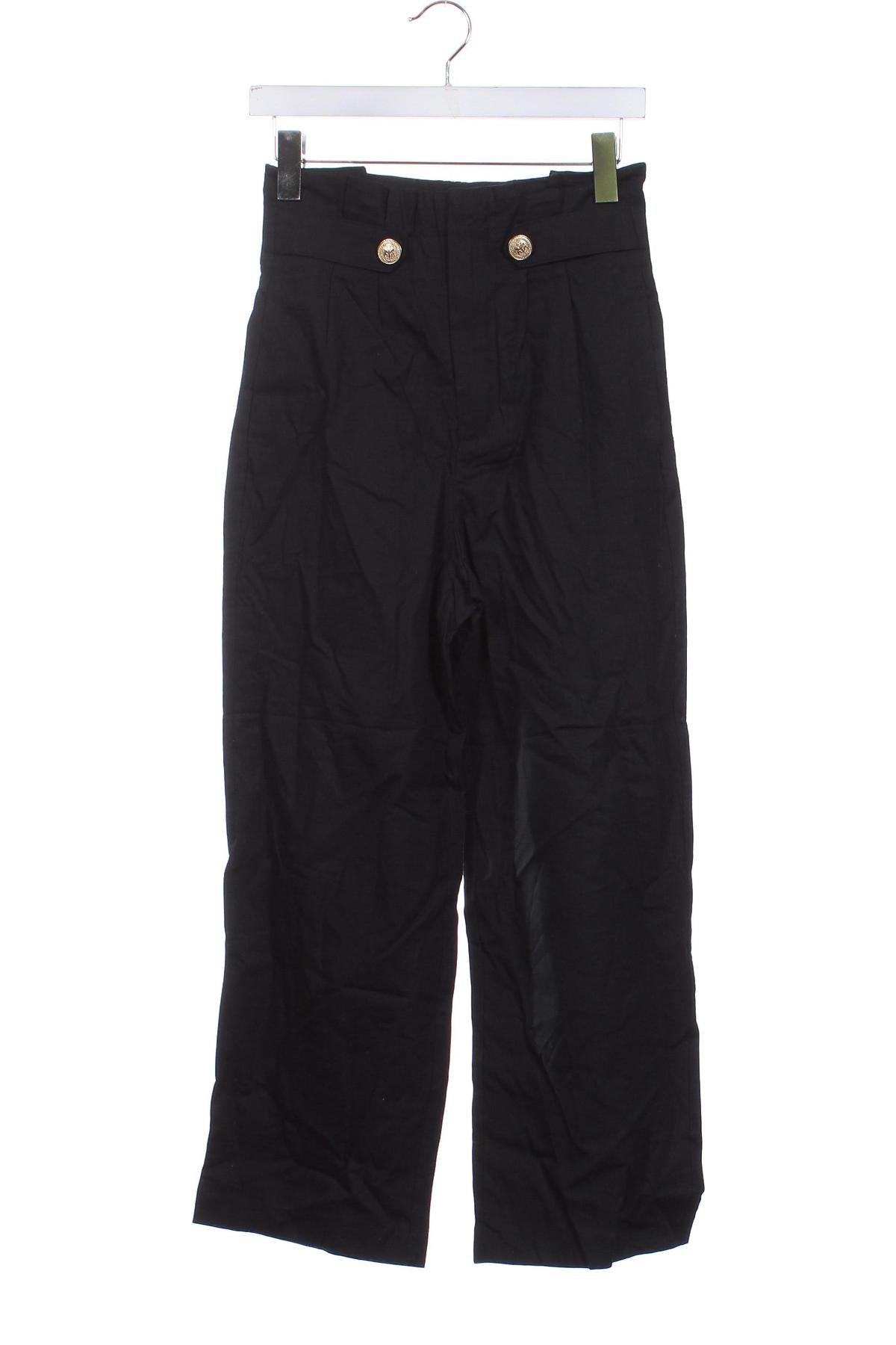 Pantaloni de femei Zara, Mărime XS, Culoare Negru, Preț 40,99 Lei