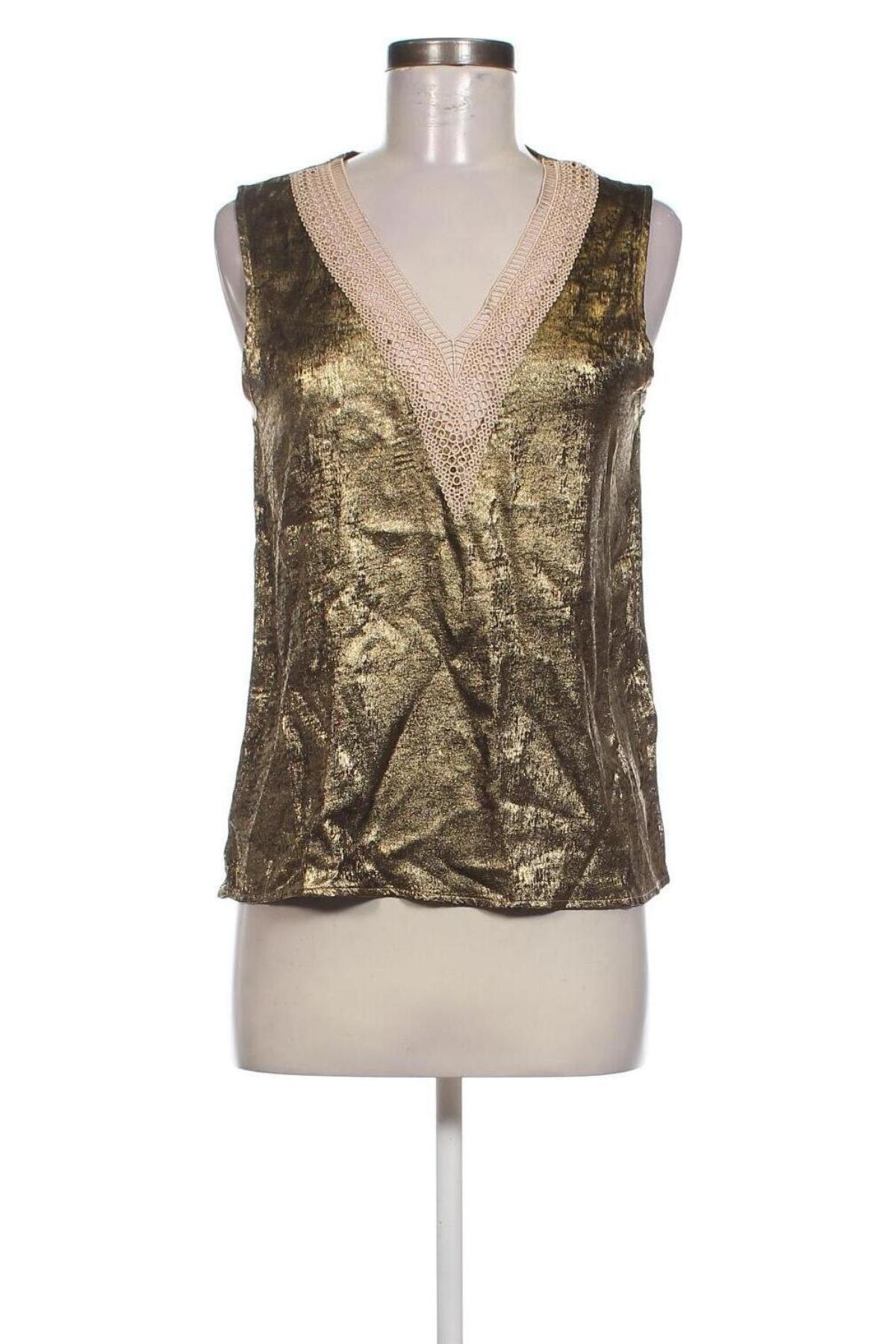 Damentop SHEIN, Größe S, Farbe Golden, Preis 11,99 €