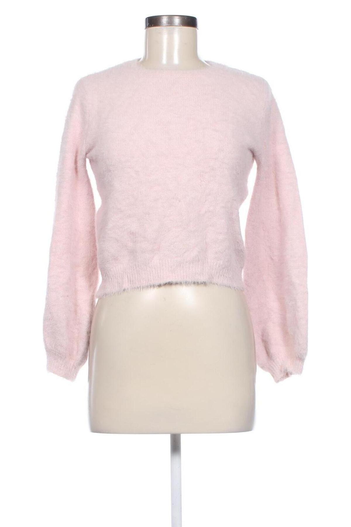 Damski sweter Bershka, Rozmiar XS, Kolor Różowy, Cena 60,99 zł