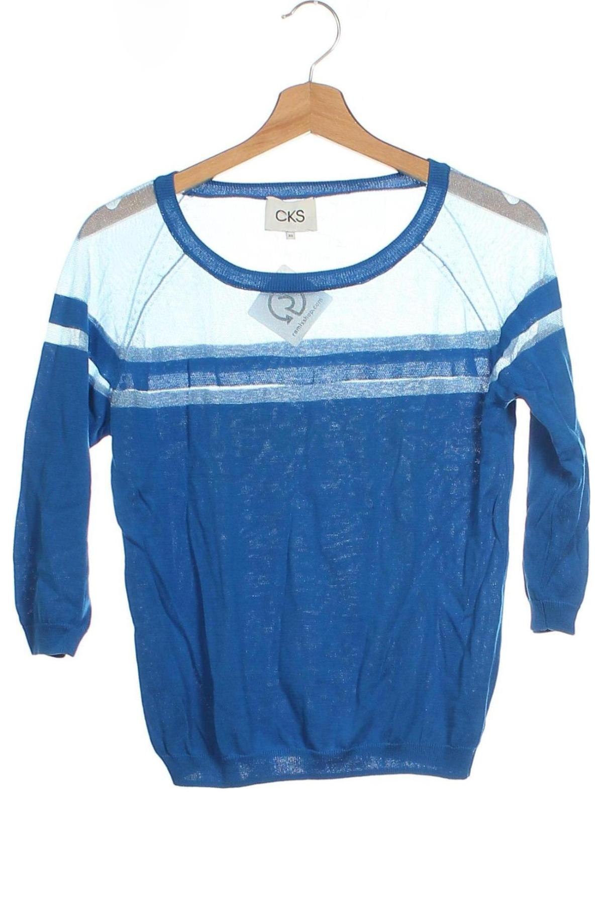 Damski sweter CKS, Rozmiar XS, Kolor Niebieski, Cena 198,99 zł