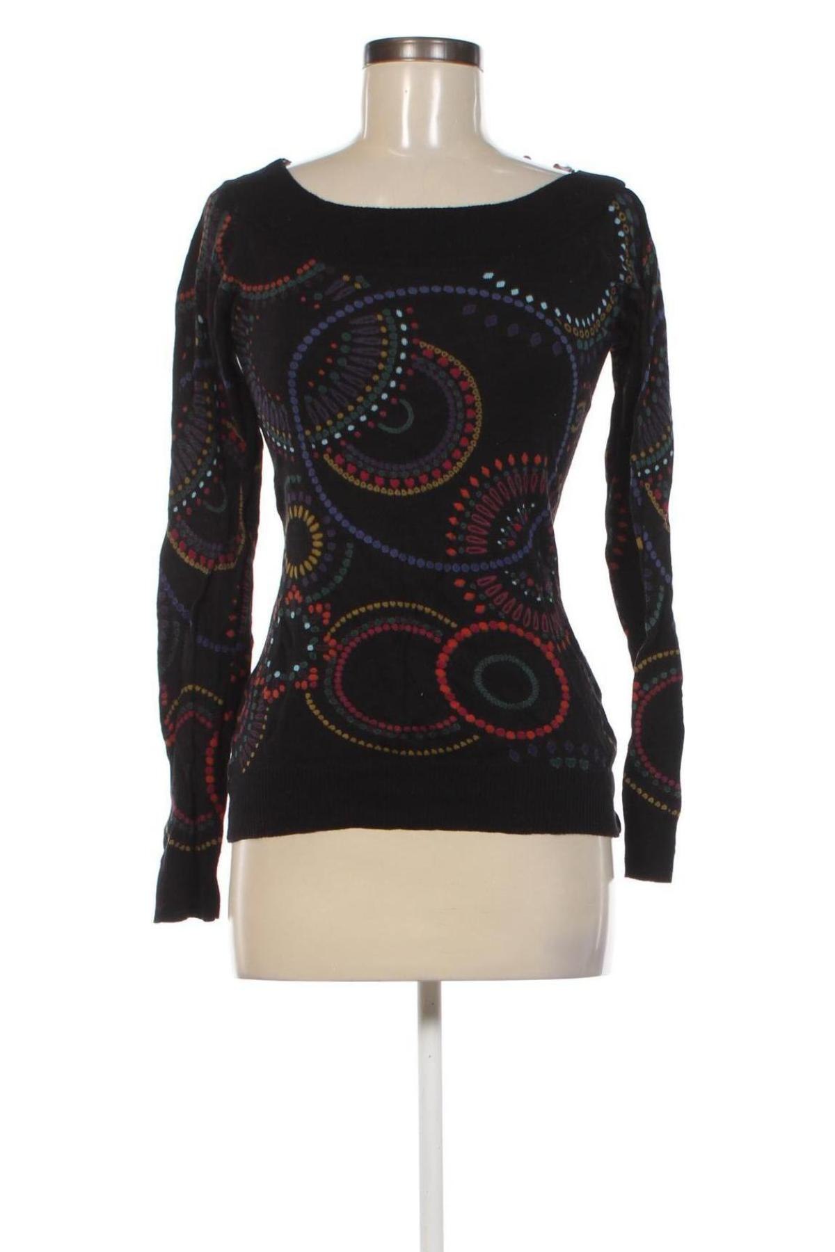 Damenpullover Desigual, Größe M, Farbe Schwarz, Preis 43,49 €