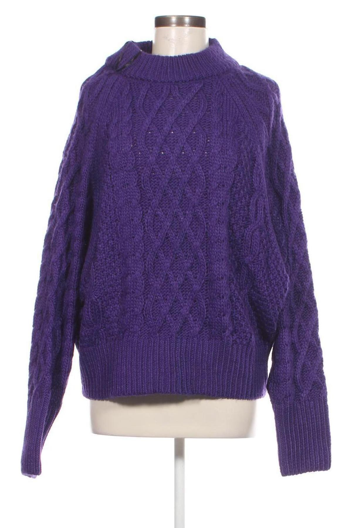 Damski sweter H&M, Rozmiar XL, Kolor Fioletowy, Cena 60,99 zł