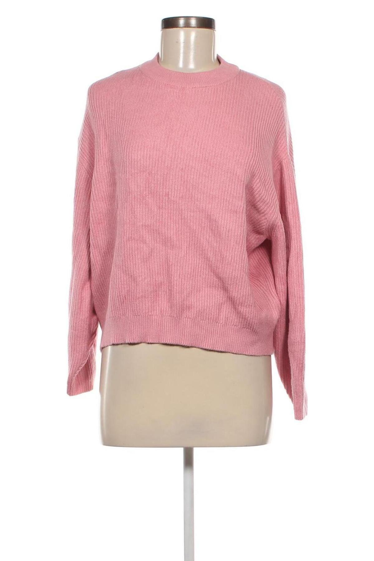 Damski sweter Pull&Bear, Rozmiar S, Kolor Różowy, Cena 60,99 zł