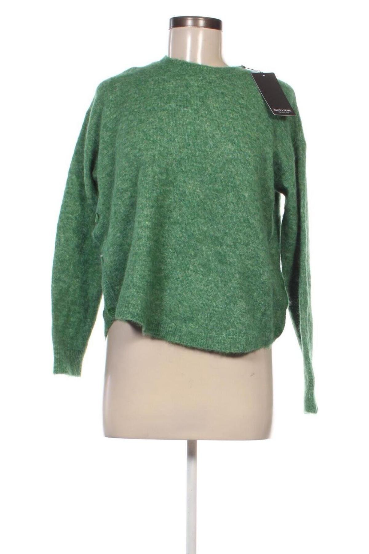 Pulover de femei Signature, Mărime M, Culoare Verde, Preț 151,99 Lei