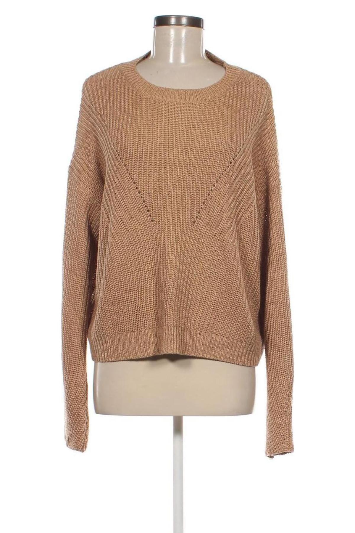 Damenpullover Stradivarius, Größe L, Farbe Beige, Preis 14,84 €