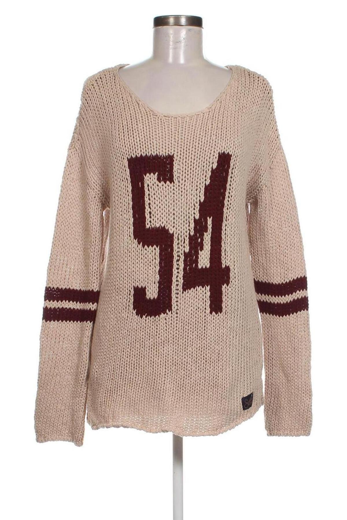 Damenpullover Superdry, Größe S, Farbe Beige, Preis 64,16 €