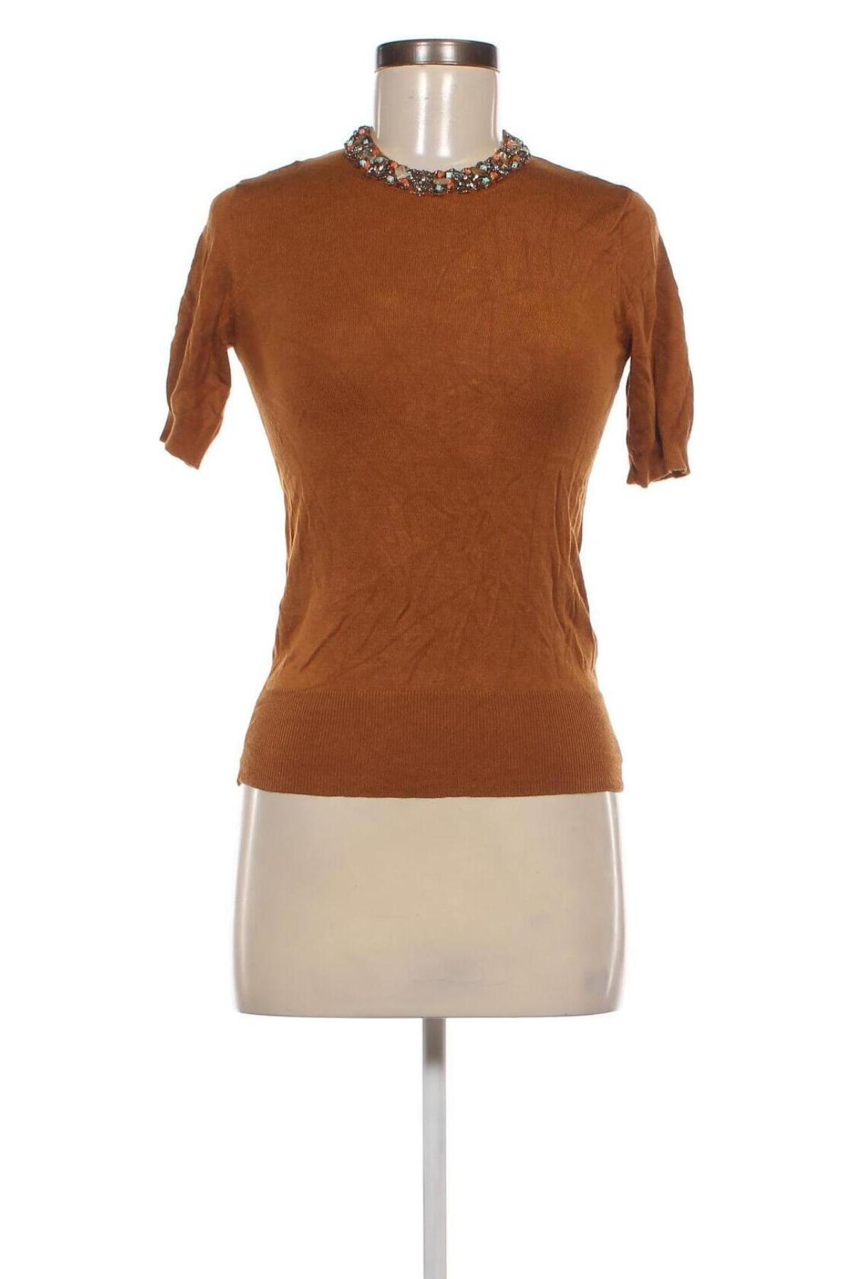 Damenpullover Zara, Größe S, Farbe Braun, Preis 9,99 €