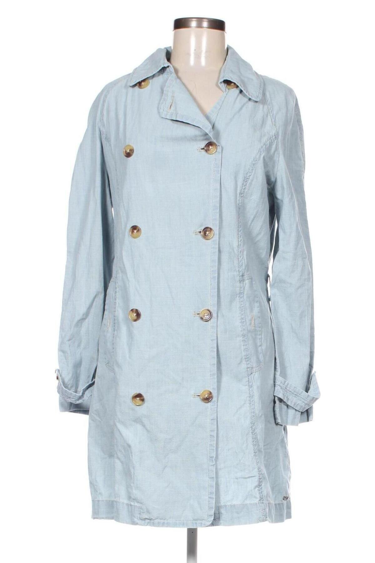 Damen Trench Coat Levi's, Größe M, Farbe Blau, Preis € 63,91