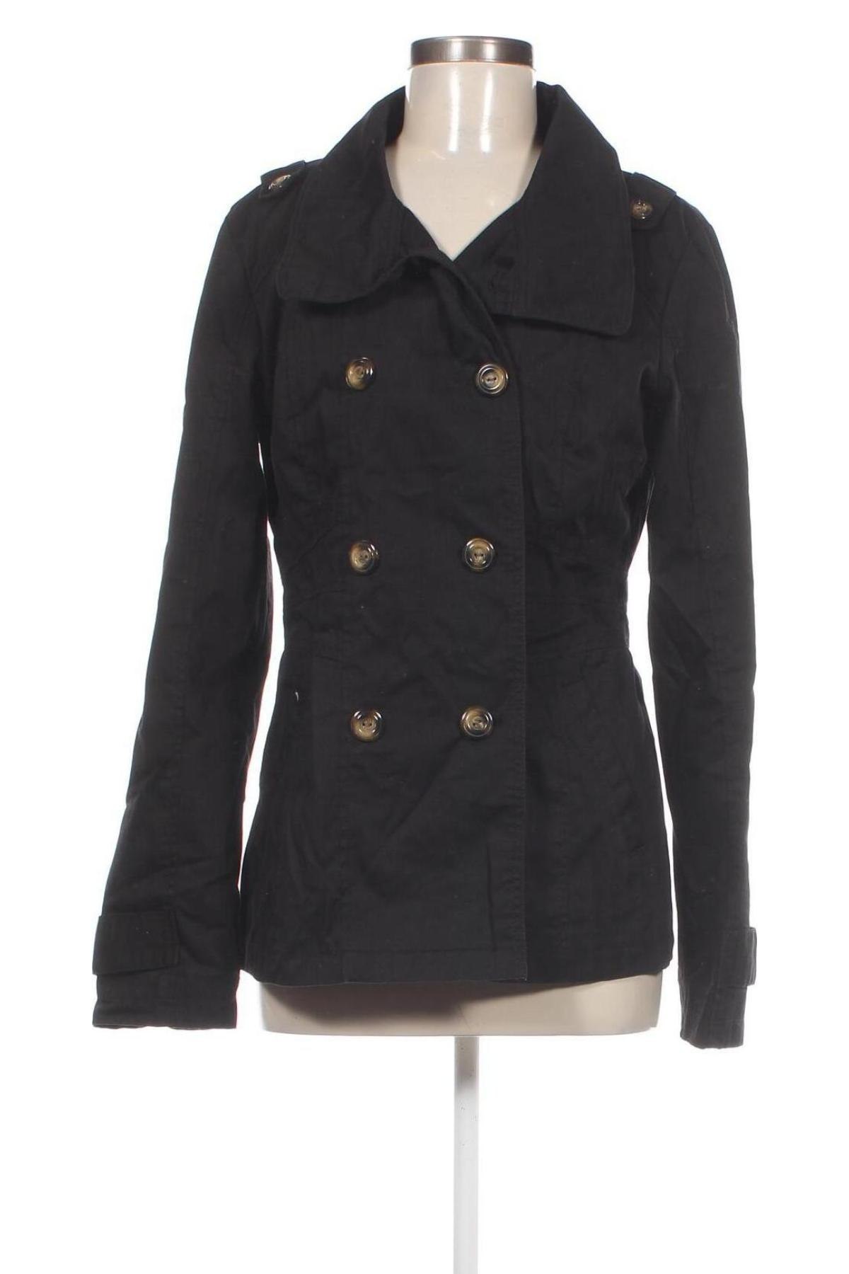 Damen Trench Coat Vero Moda, Größe L, Farbe Schwarz, Preis € 33,99