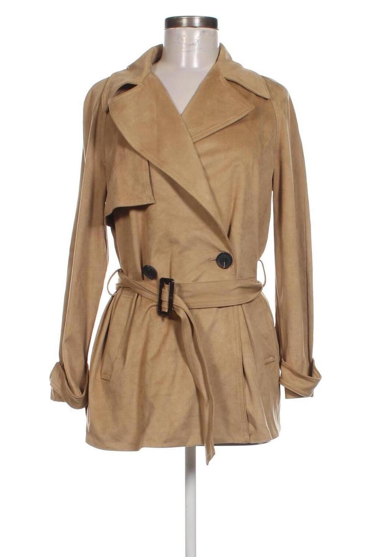 Damen Trench Coat Zara, Größe XS, Farbe Beige, Preis € 38,49