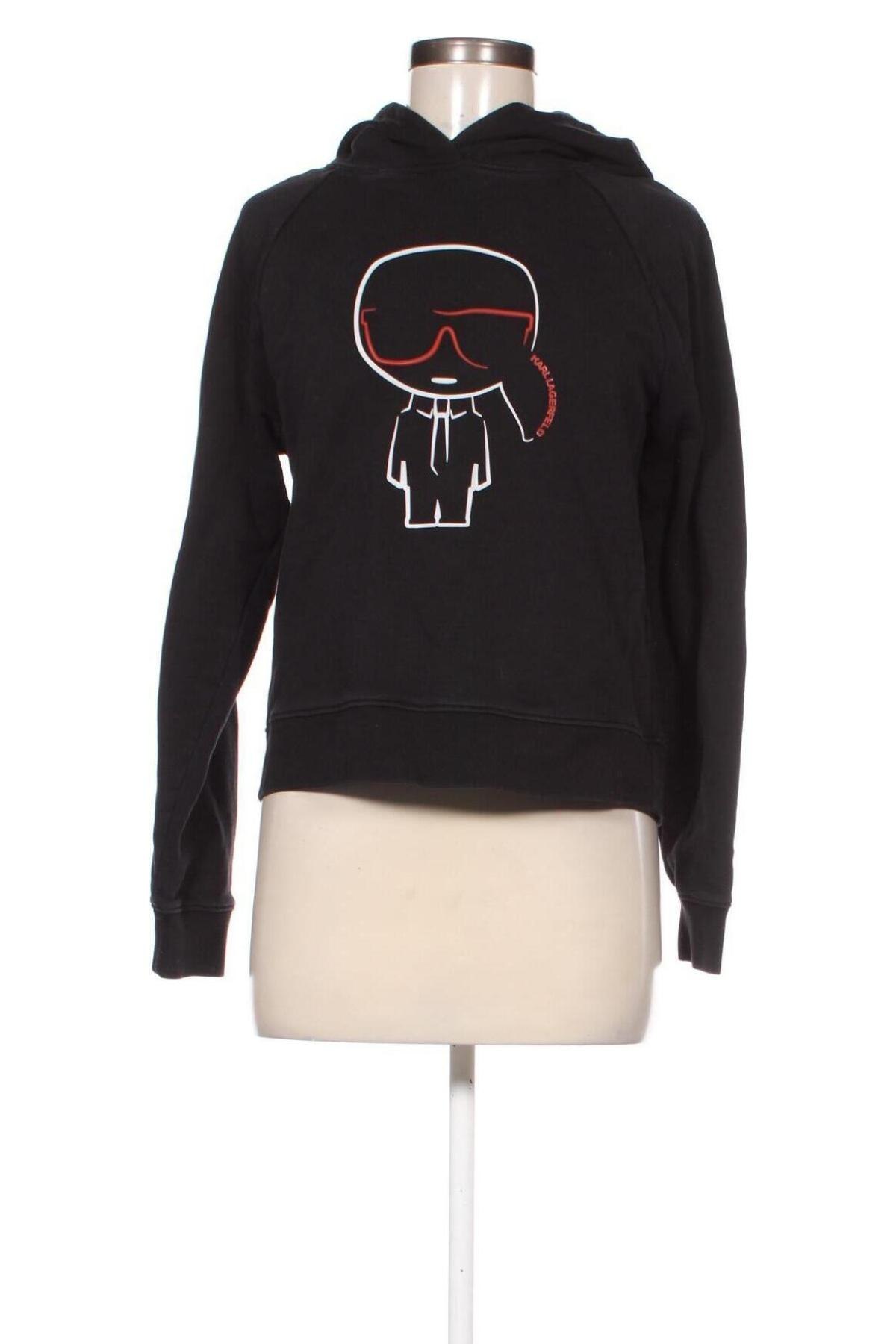 Női sweatshirt Karl Lagerfeld, Méret M, Szín Fekete, Ár 24 600 Ft