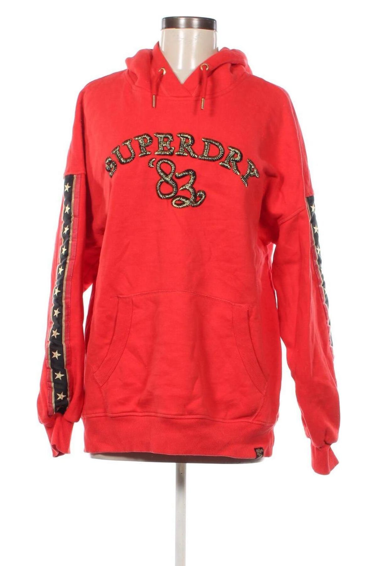 Damen Sweatshirt Superdry, Größe S, Farbe Rot, Preis 28,49 €