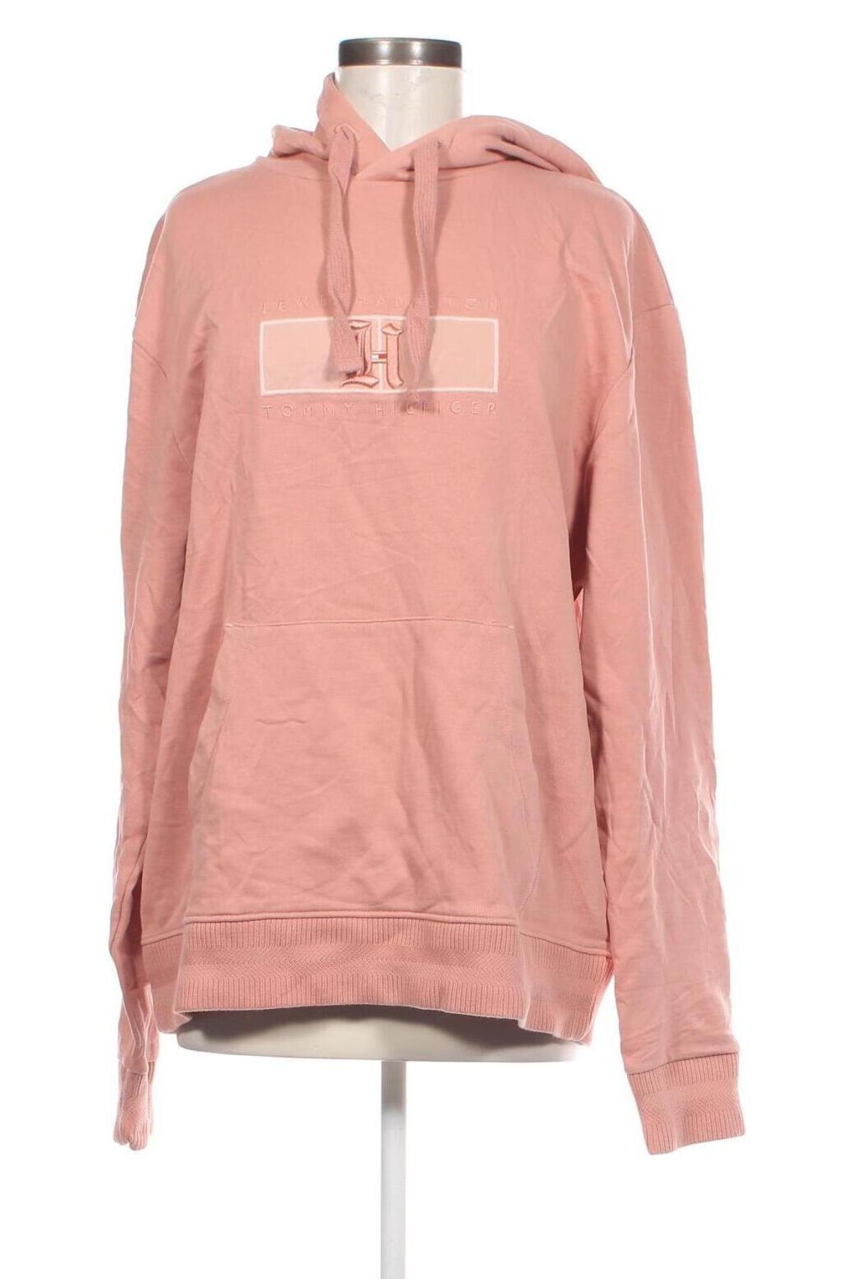 Damen Sweatshirt Lewis Hamilton X Tommy Hilfiger, Größe L, Farbe Rosa, Preis € 46,99