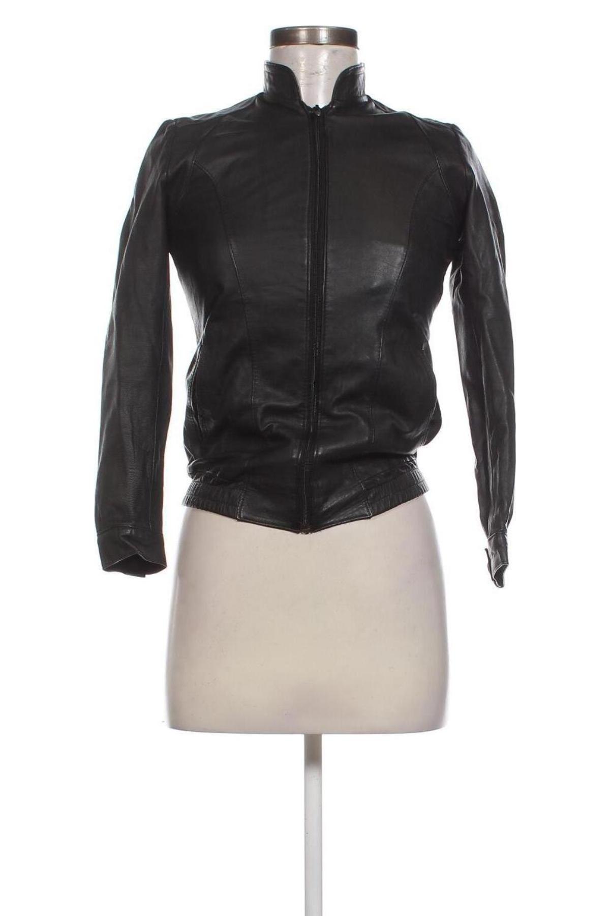 Damen Lederjacke, Größe S, Farbe Schwarz, Preis 80,27 €