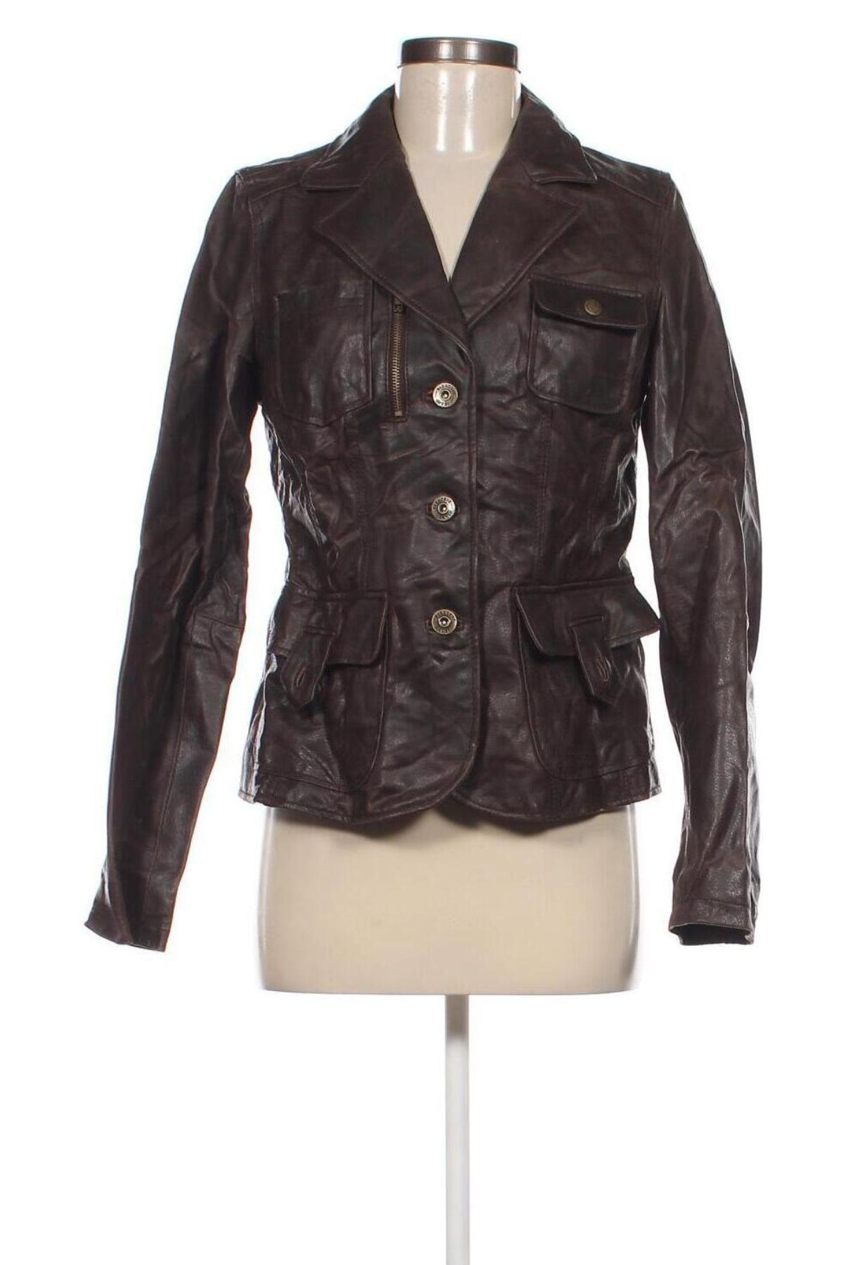 Damen Lederjacke Blend She, Größe M, Farbe Braun, Preis € 45,49