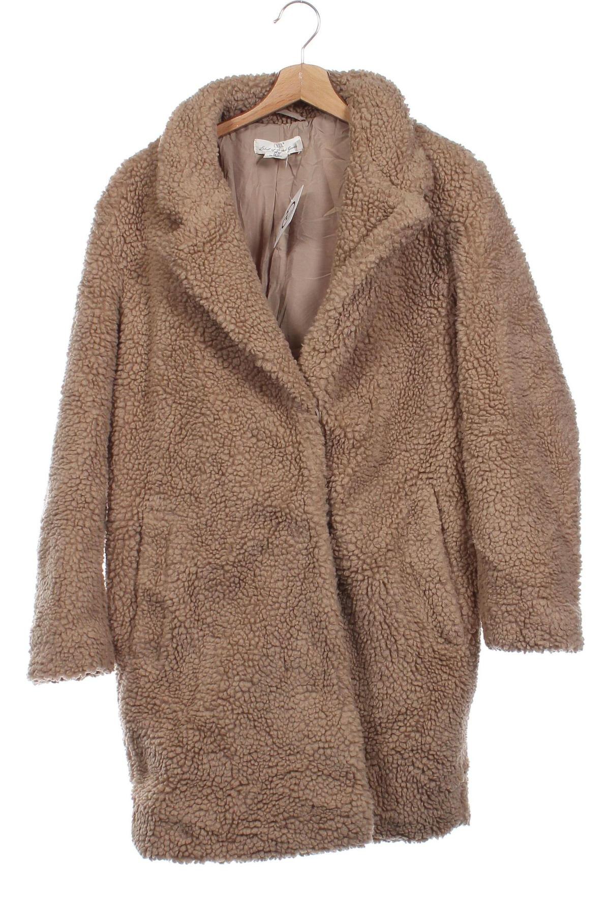 Damenmantel H&M L.O.G.G., Größe XS, Farbe Beige, Preis € 43,49