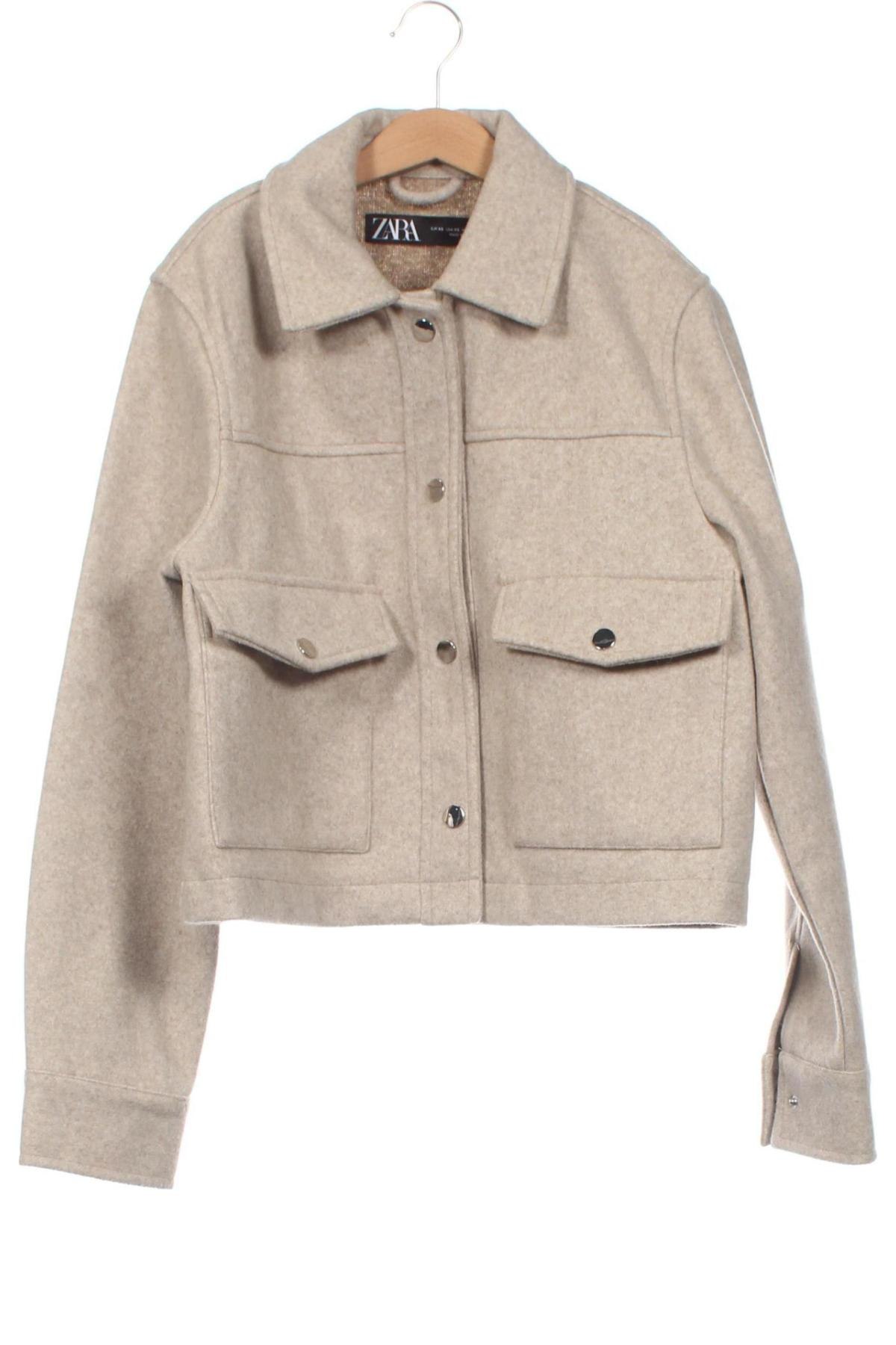 Damenmantel Zara, Größe XS, Farbe Beige, Preis € 47,99