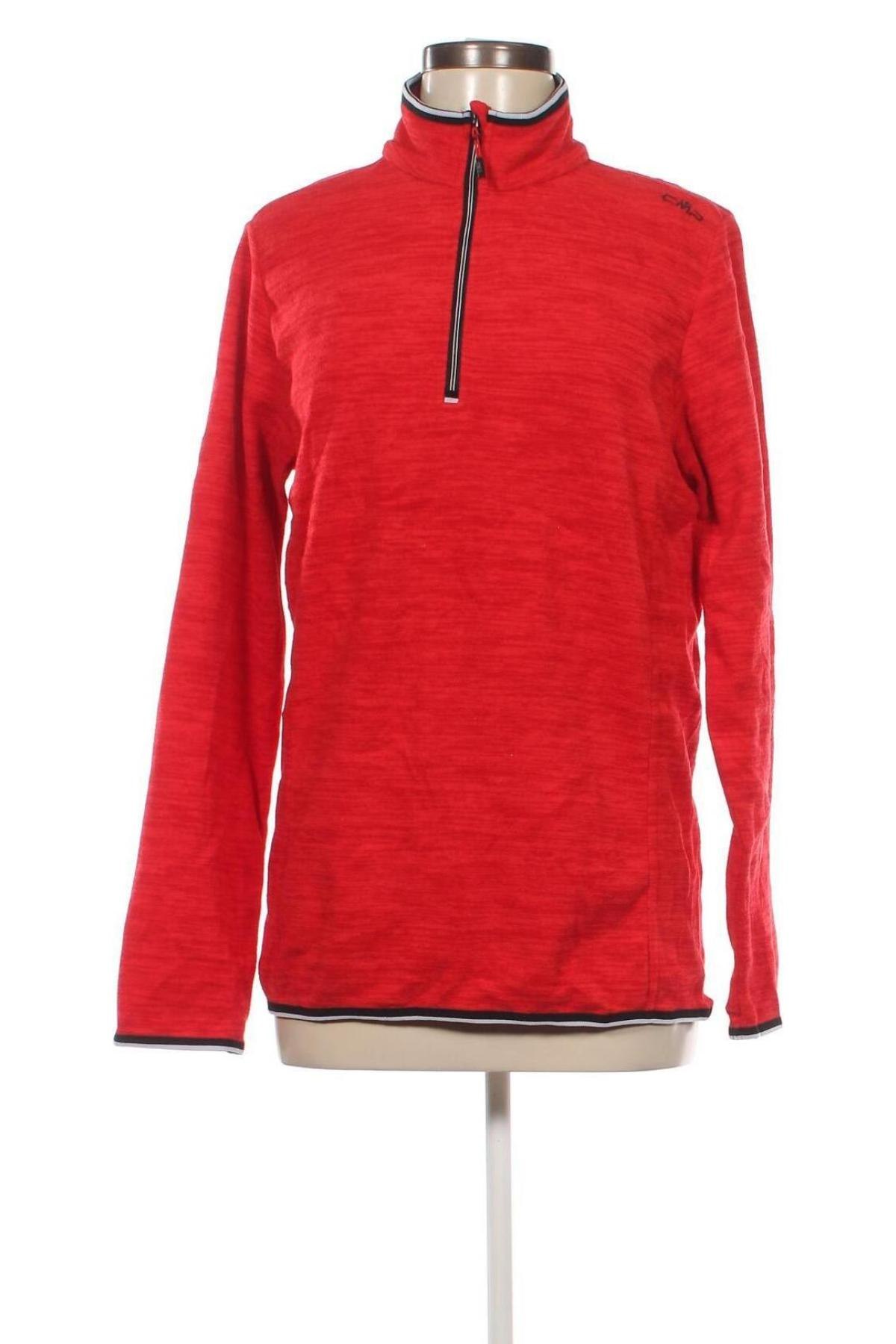 Damen Fleece Oberteil  CMP, Größe M, Farbe Rot, Preis 10,99 €