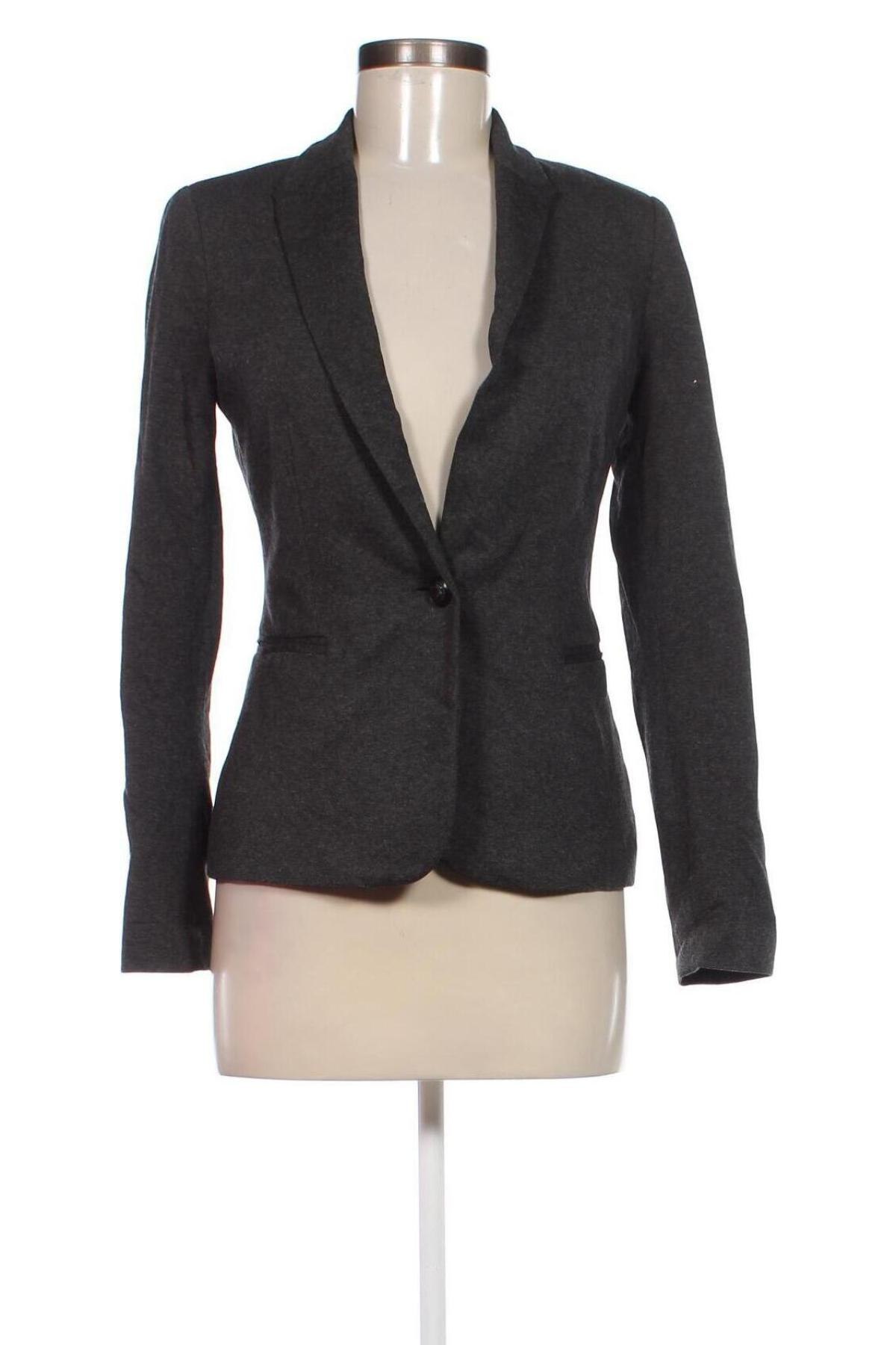 Damen Blazer Zara, Größe S, Farbe Grau, Preis 33,99 €