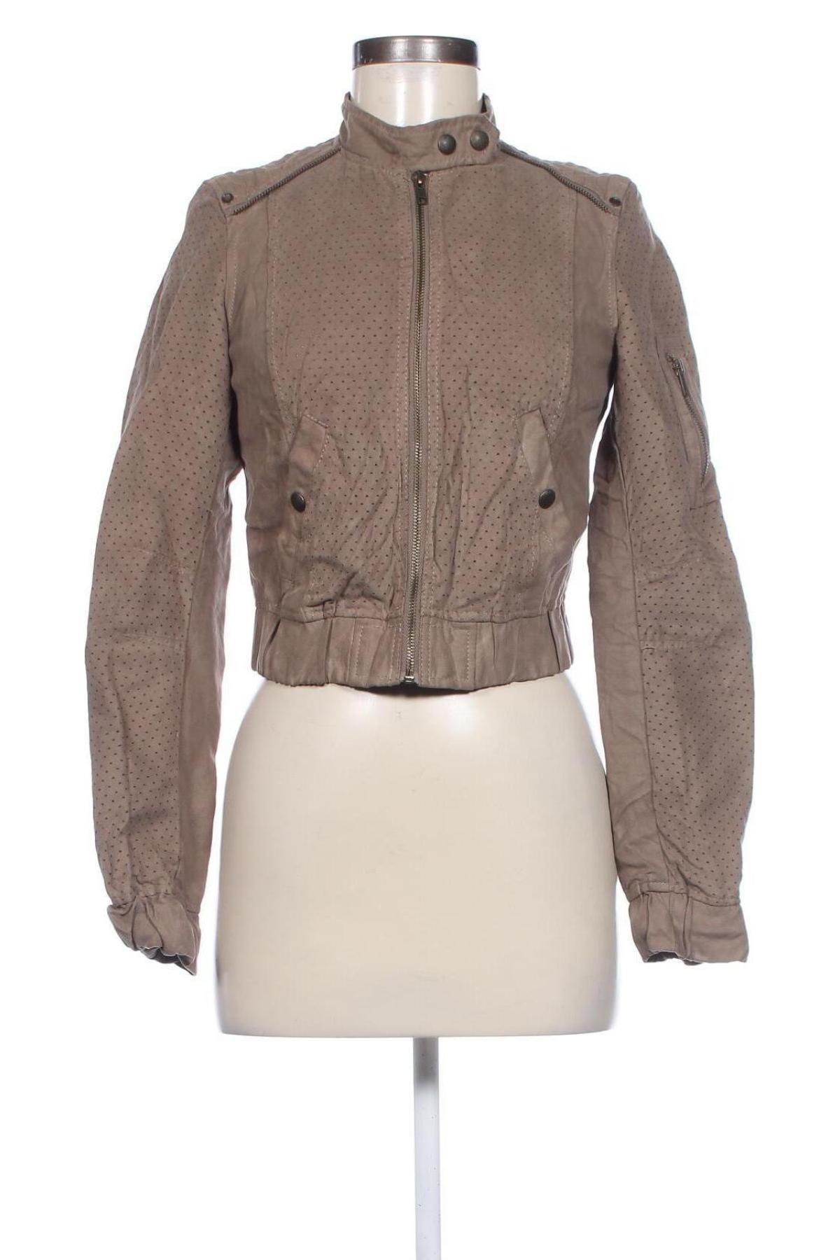 Damenjacke Bershka, Größe S, Farbe Beige, Preis 17,49 €