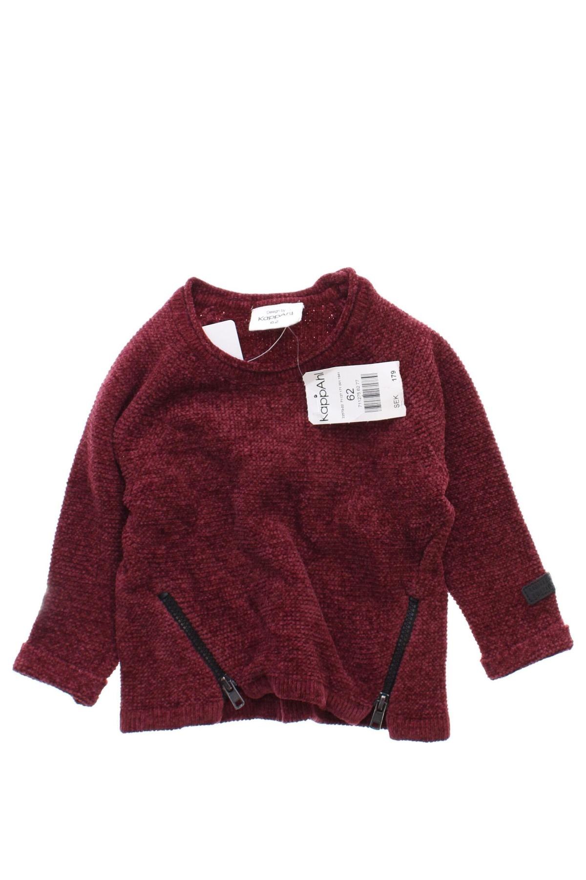 Kinder Shirt KappAhl, Größe 3-6m/ 62-68 cm, Farbe Rot, Preis 15,99 €