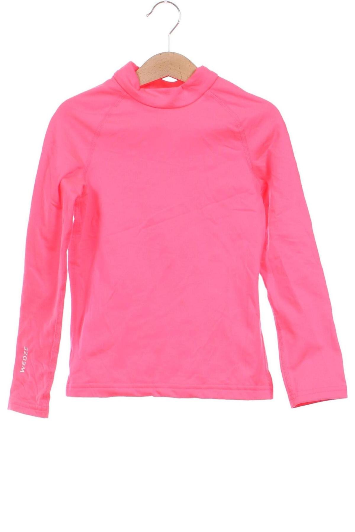 Kinder Shirt Wedze, Größe 4-5y/ 110-116 cm, Farbe Rosa, Preis 5,99 €