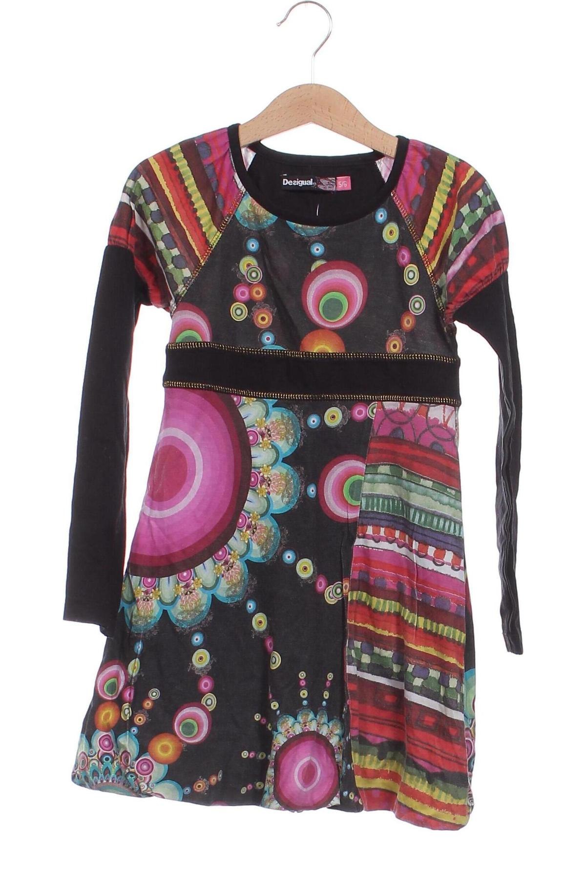 Dětské šaty  Desigual, Velikost 5-6y/ 116-122 cm, Barva Vícebarevné, Cena  519,00 Kč