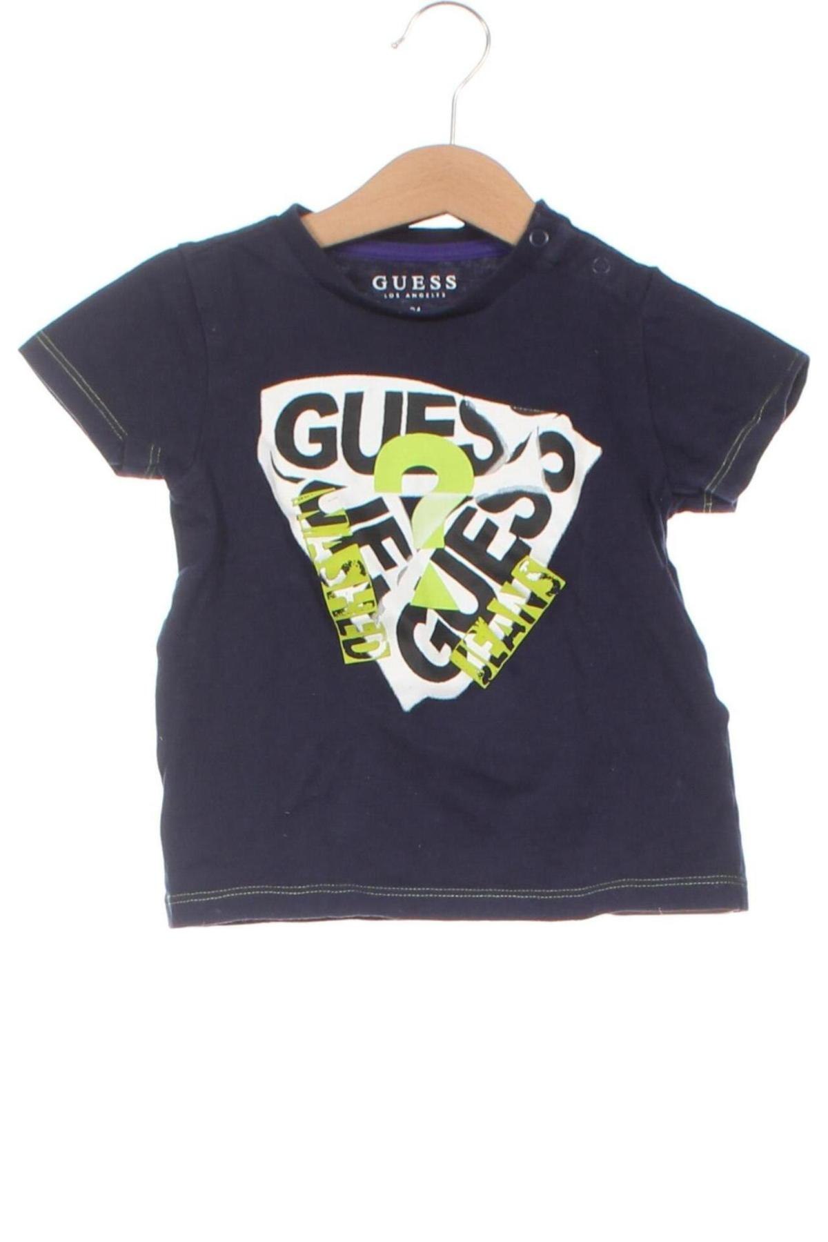 Dětské tričko  Guess, Velikost 18-24m/ 86-98 cm, Barva Modrá, Cena  299,00 Kč